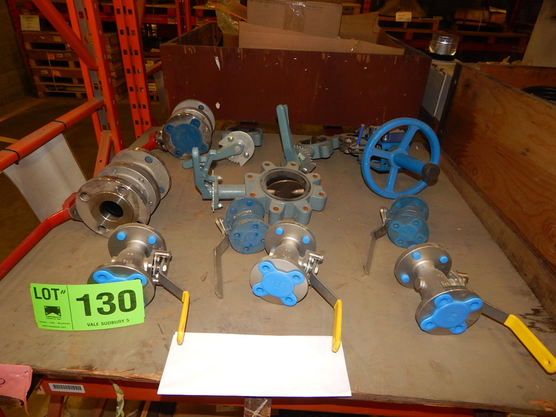 LOT/ VALVES (CMD WAREHOUSE)