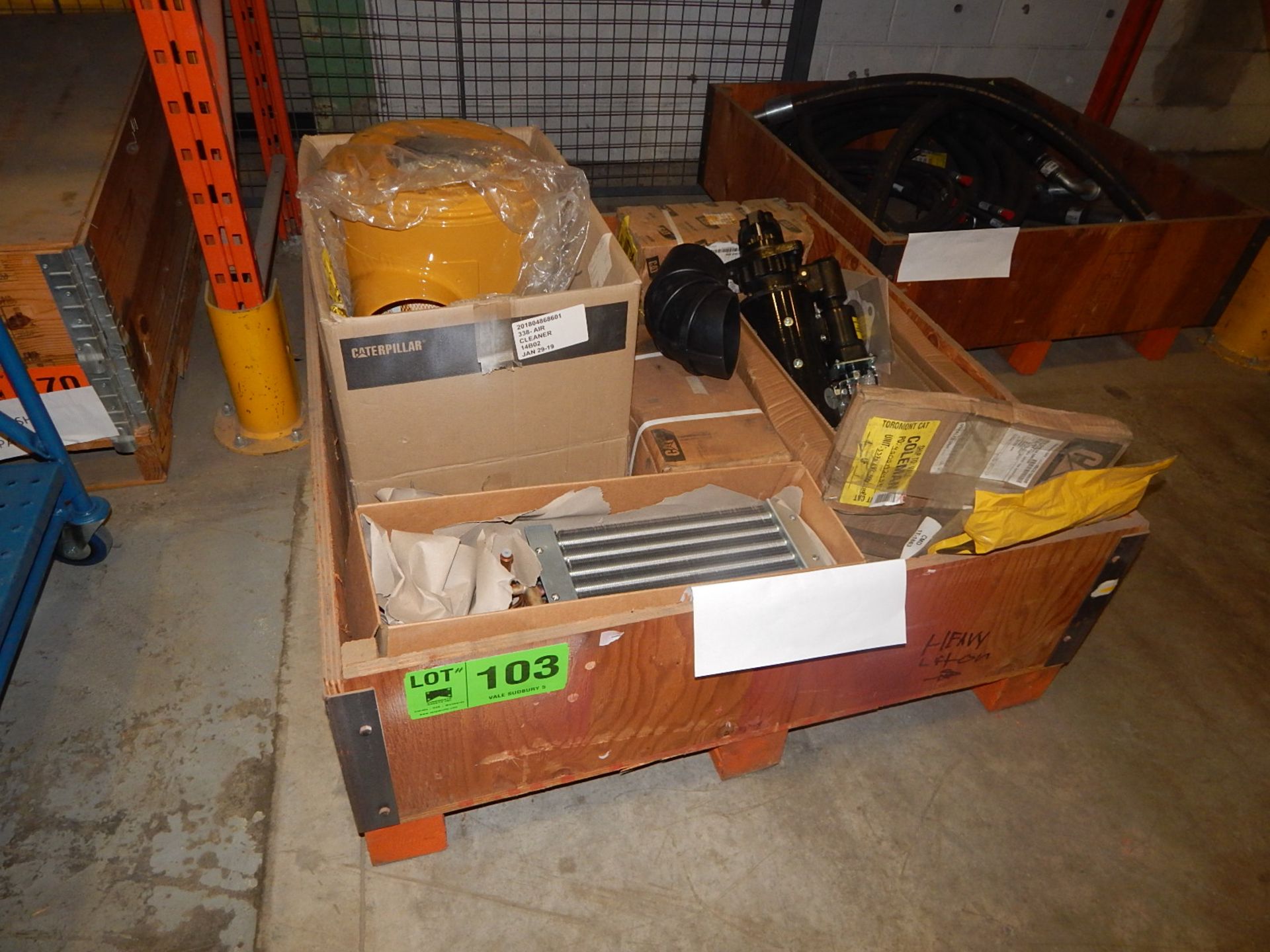 LOT/ CATERPILLAR PARTS (CMD WAREHOUSE)