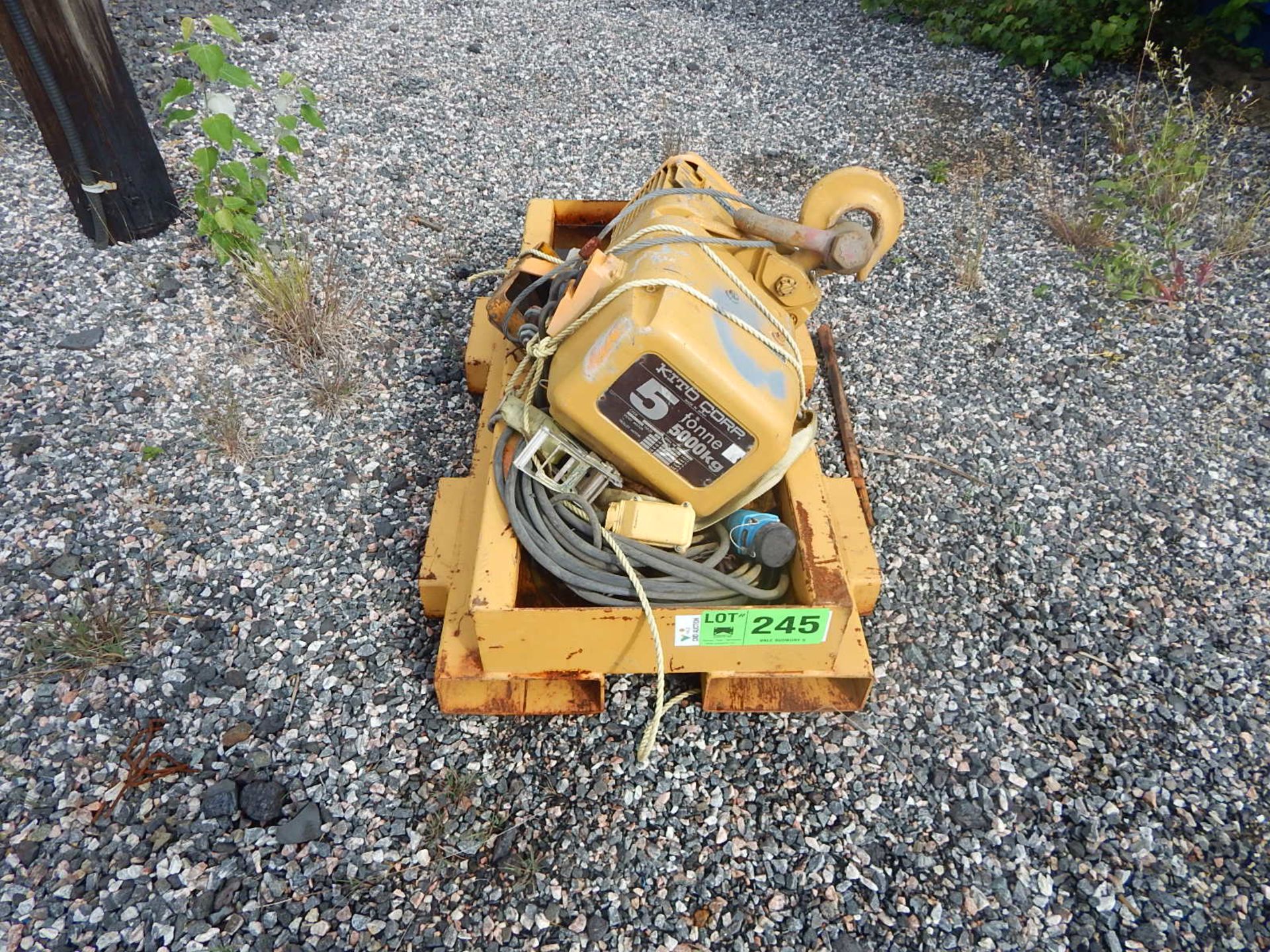 5 TON ELECTRIC HOIST (STOBIE)