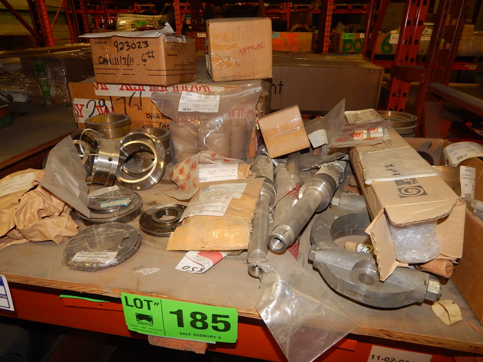 LOT MISCELLANEOUS MECHANICAL PARTS (CMD WAREHOUSE)