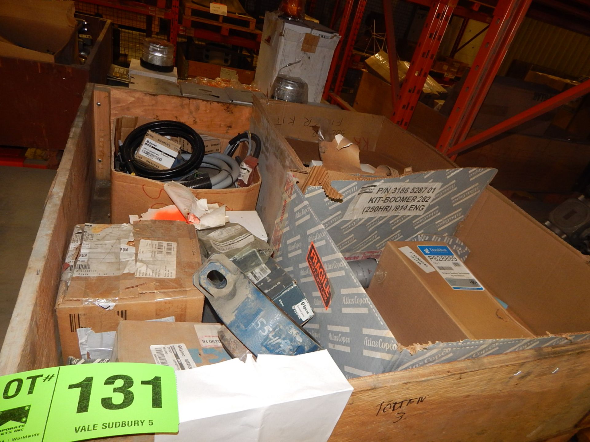 LOT/ EPIROC PARTS (CMD WAREHOUSE)