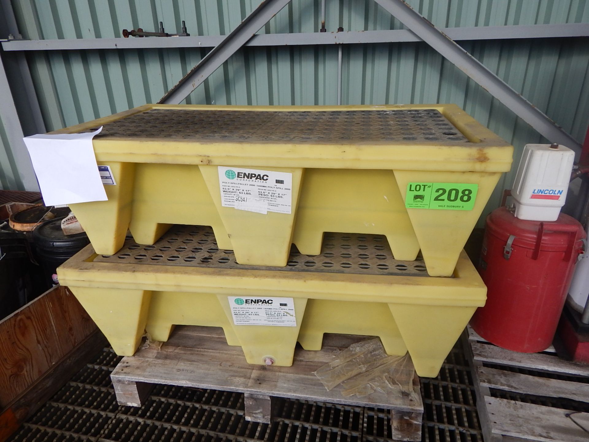 LOT/ SPILL CONTAINER PALLETS (STOBIE)