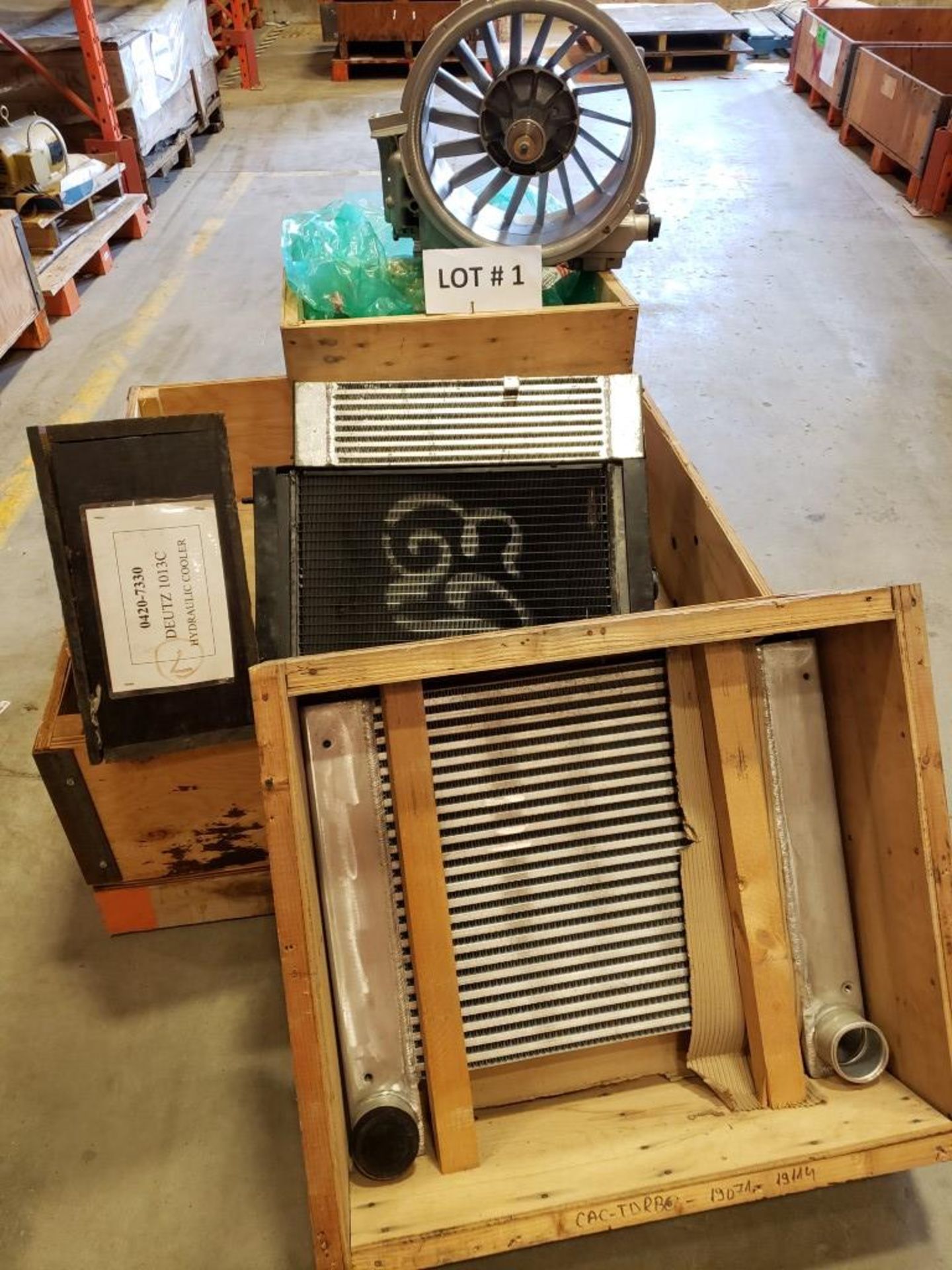 LOT/RADIATORS AND HYD COOLER