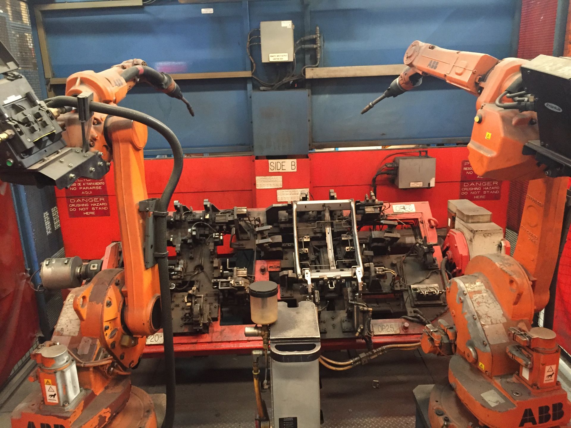 LOT/ CELL-19 ABB-FRONIUS ROBOTIC WELDING CELL CONSISTING OF (2) ABB IRB-1600 WELDING ROBOTS WITH ABB - Image 3 of 6