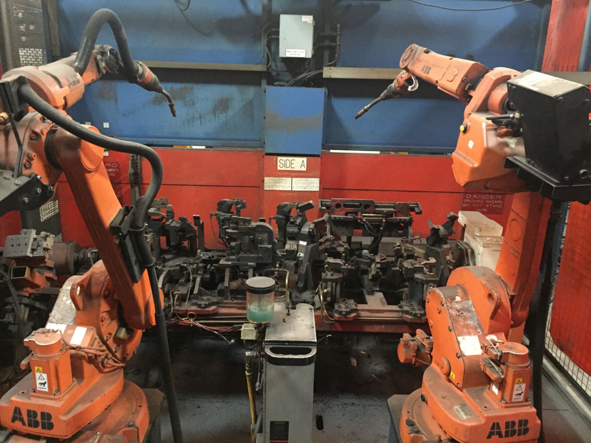 LOT/ CELL-11 ABB-FRONIUS ROBOTIC WELDING CELL CONSISTING OF (2) ABB IRB-1600 WELDING ROBOTS WITH ABB - Image 2 of 5