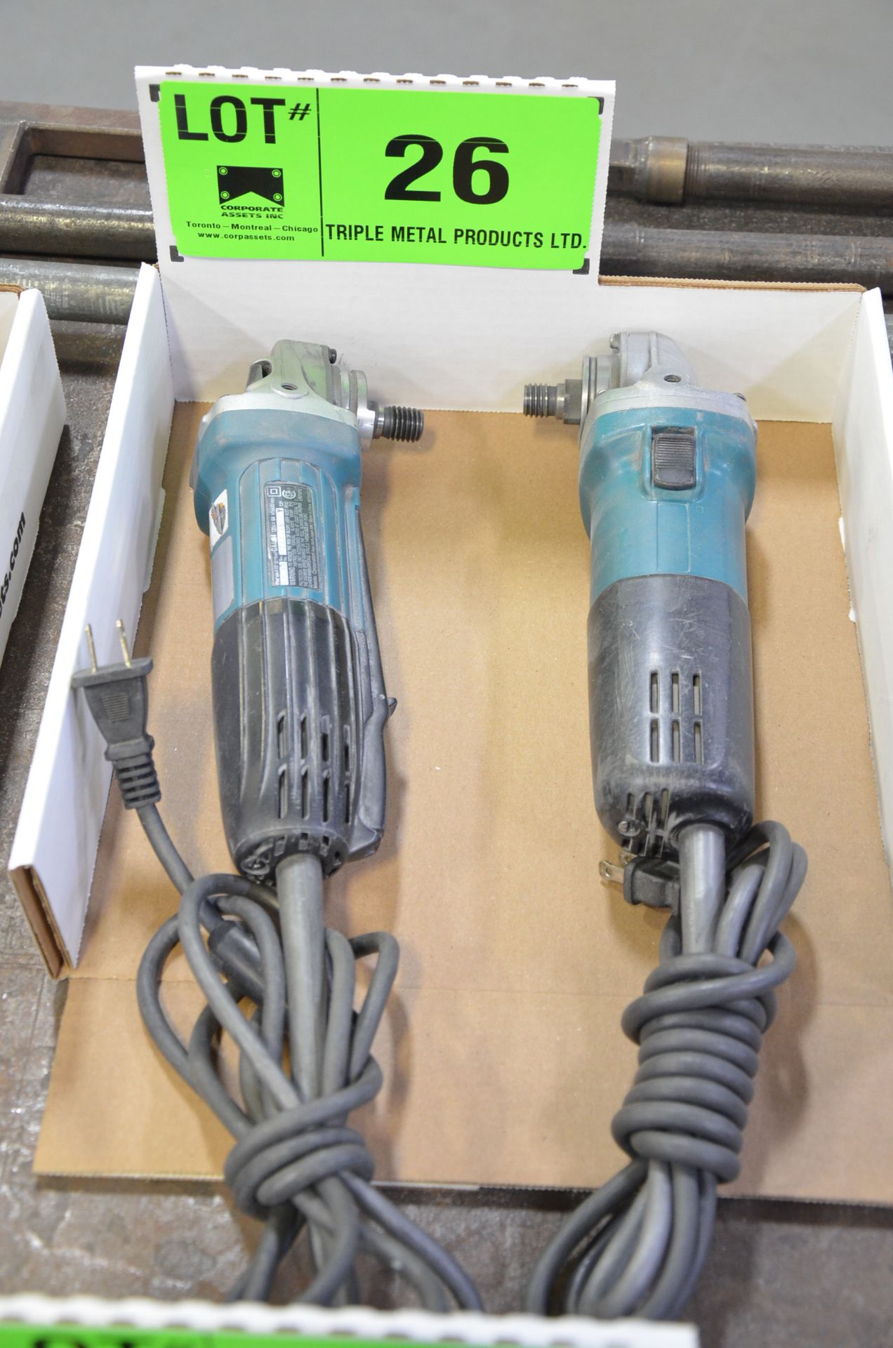 LOT/ ELECTRIC ANGLE GRINDERS