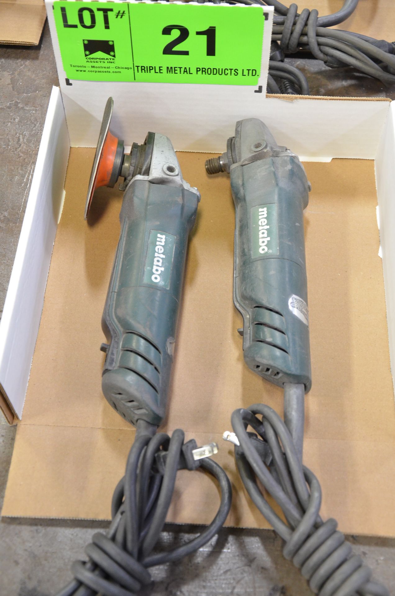 LOT/ ELECTRIC ANGLE GRINDERS