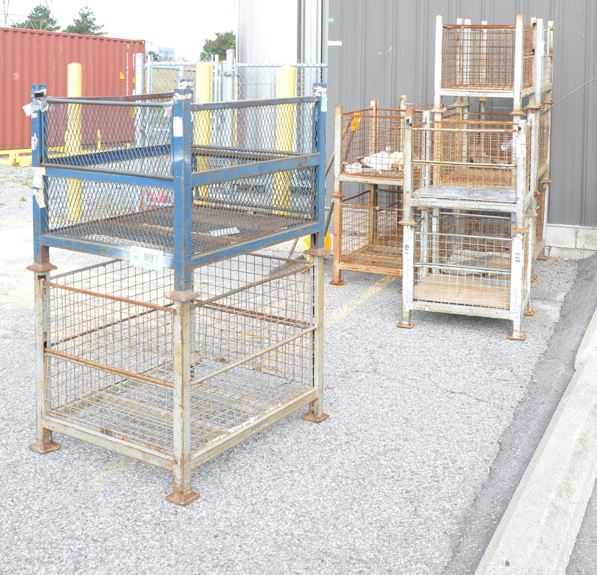 LOT/ WIRE MESH PARTS BINS - Image 2 of 2