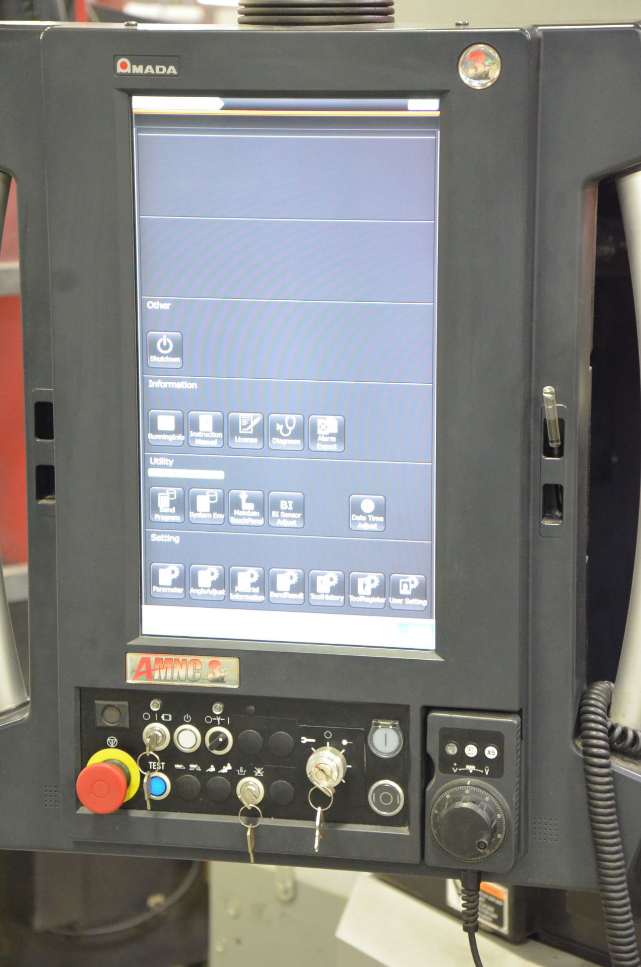 AMADA (2014) HG8025 CNC 8 AXIS SERVO-HYDRAULIC BRAKE PRESS WITH AMADA AMNC 3I CNC TOUCH SCREEN - Image 11 of 19