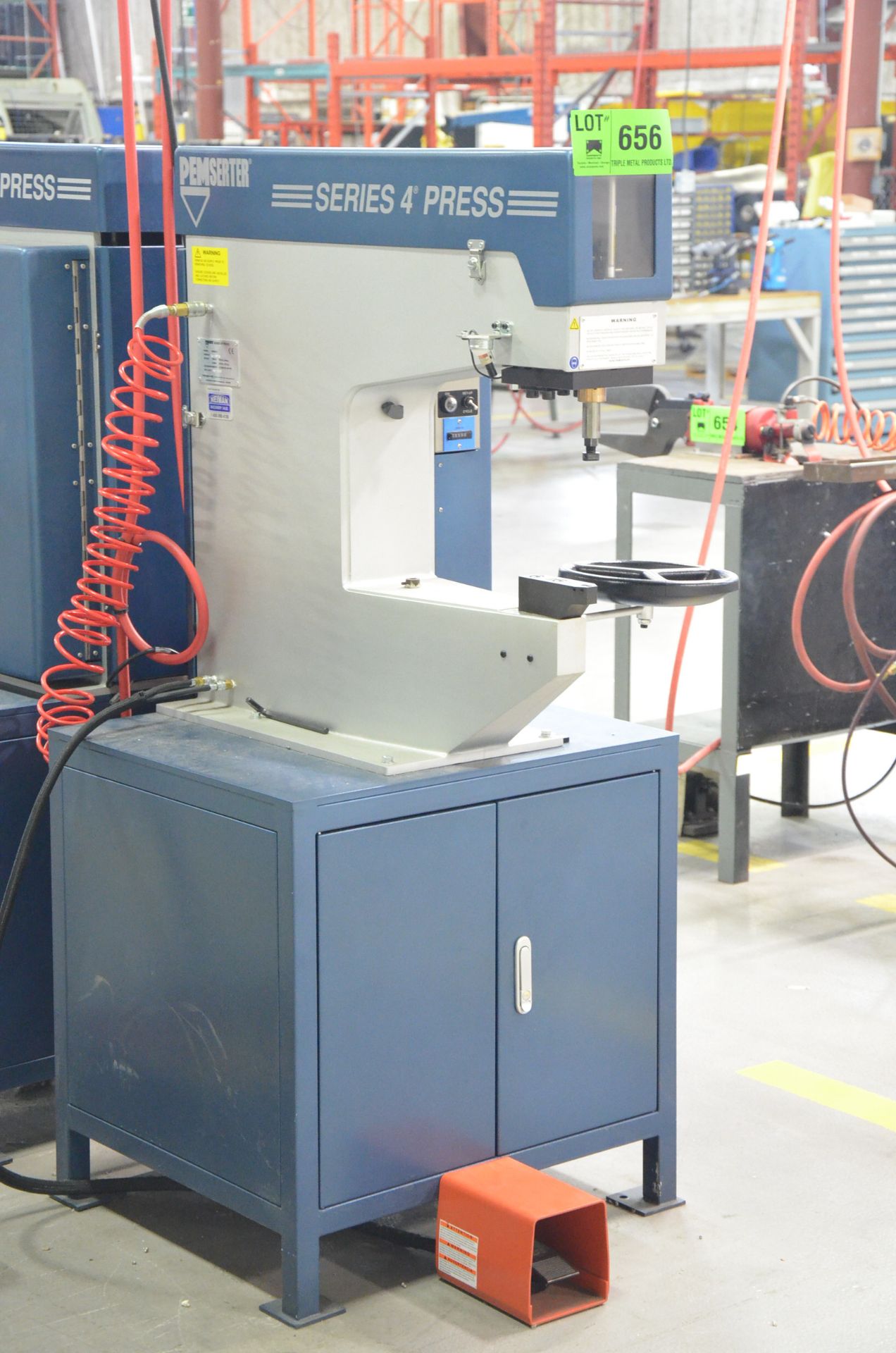 PEMSERTER (2018) SERIES 4 INSERTION PRESS WITH 18" THROAT, 12,000 LB. CAPACITY AND ASSORTMENT OF - Image 2 of 7