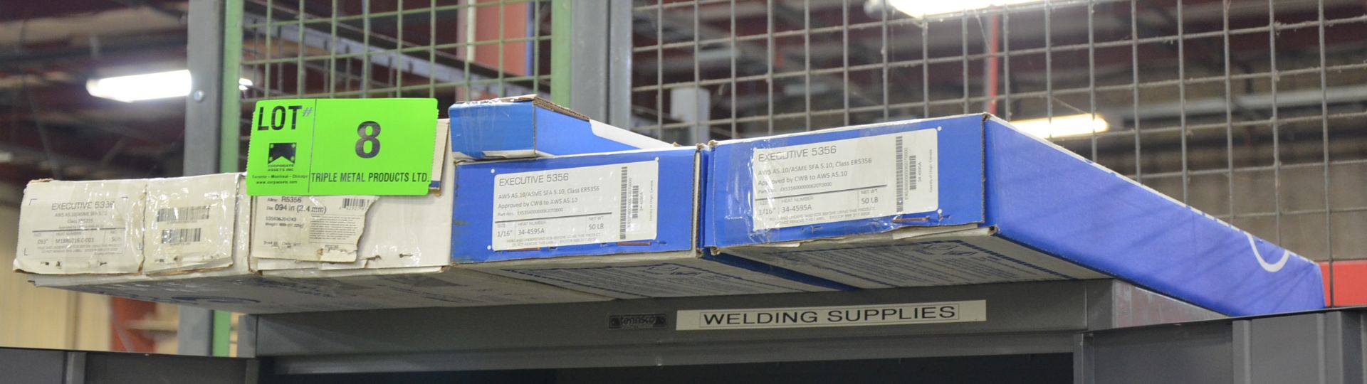 LOT/ EXOCOR TIG WELDING ELECTRODES