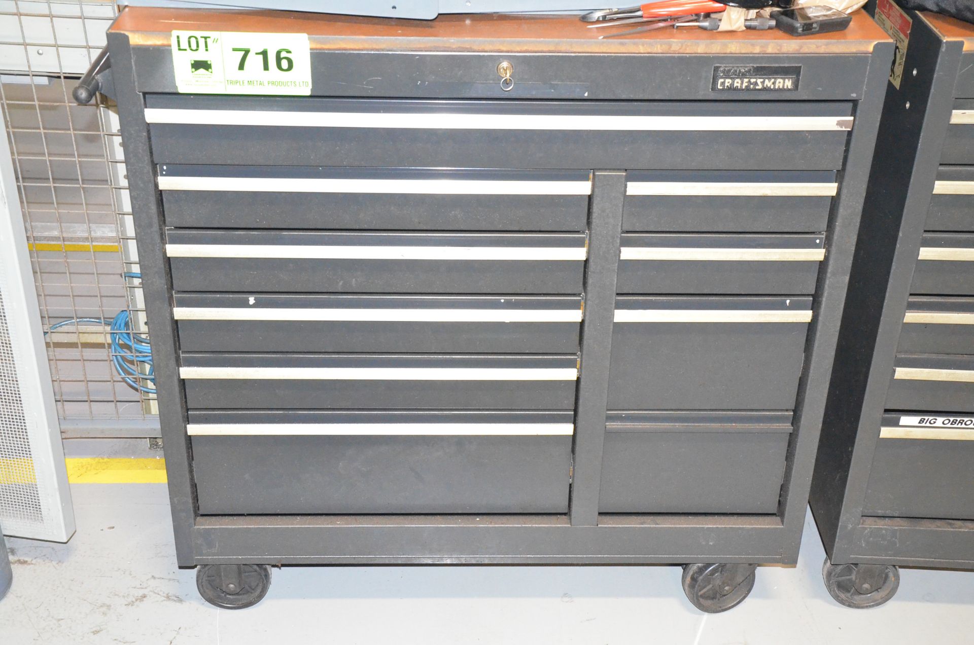 SEARS CRAFTSMEN ROLLING TOOL CHEST, S/N: N/A