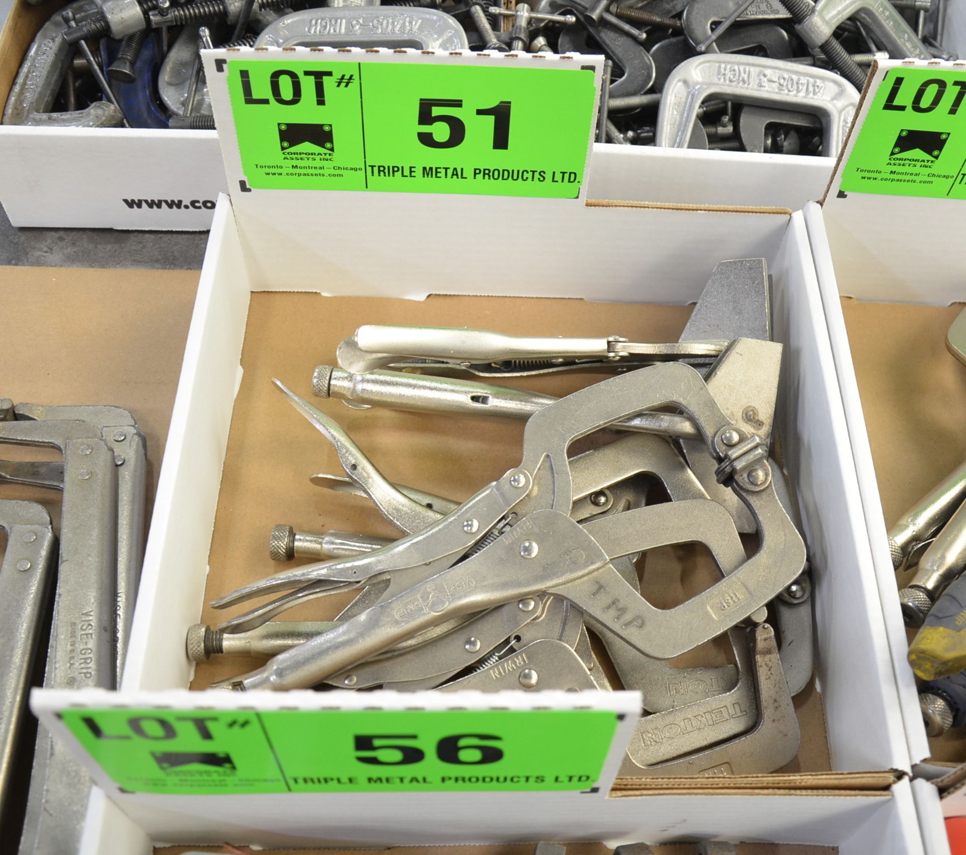 LOT/ VISE GRIP CLAMPS