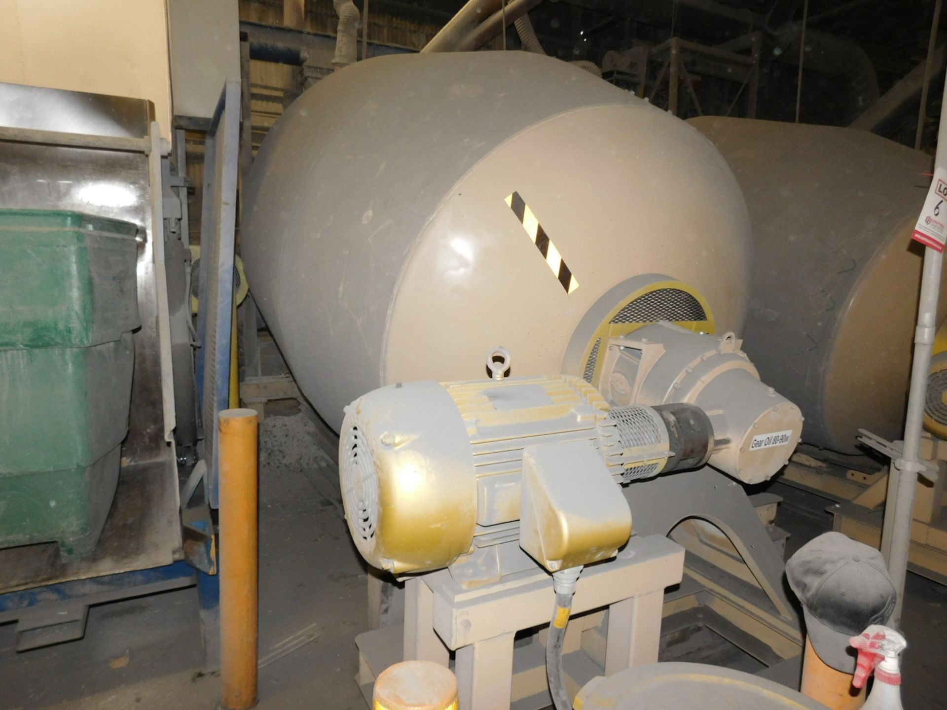 JAEGER RE-900 ROTARY BATCH MIXER, MODEL RE-900, 40 HP, 403 CU. FT. WORKING CAPACITY [RIGGING FEE FOR - Image 2 of 3