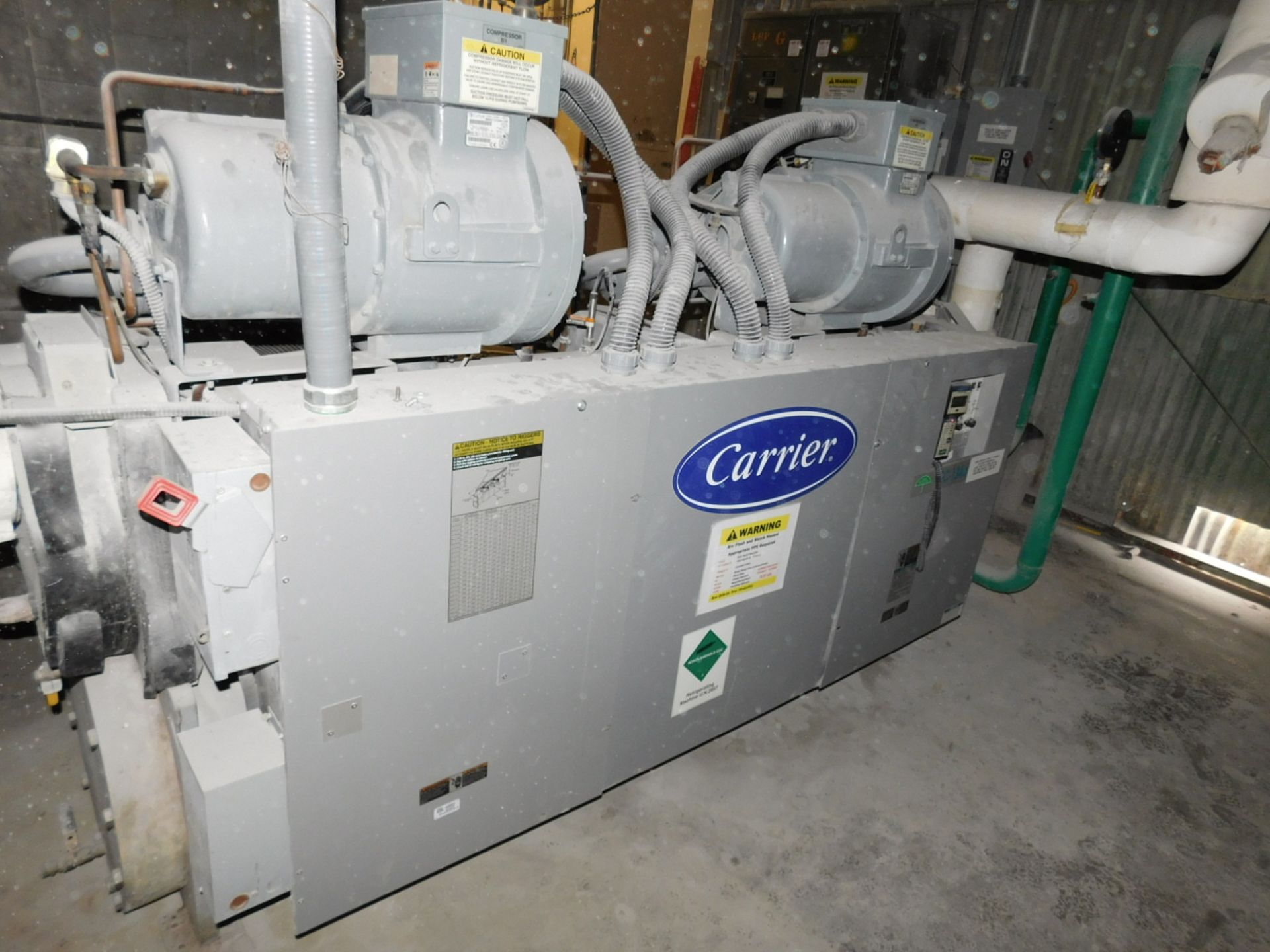 CARRIER 30HXC086RY-640AA SCREW COMPRESSOR WATER-COOLED CHILLER WITH BLOWERS, 460V/3PH, S/N: