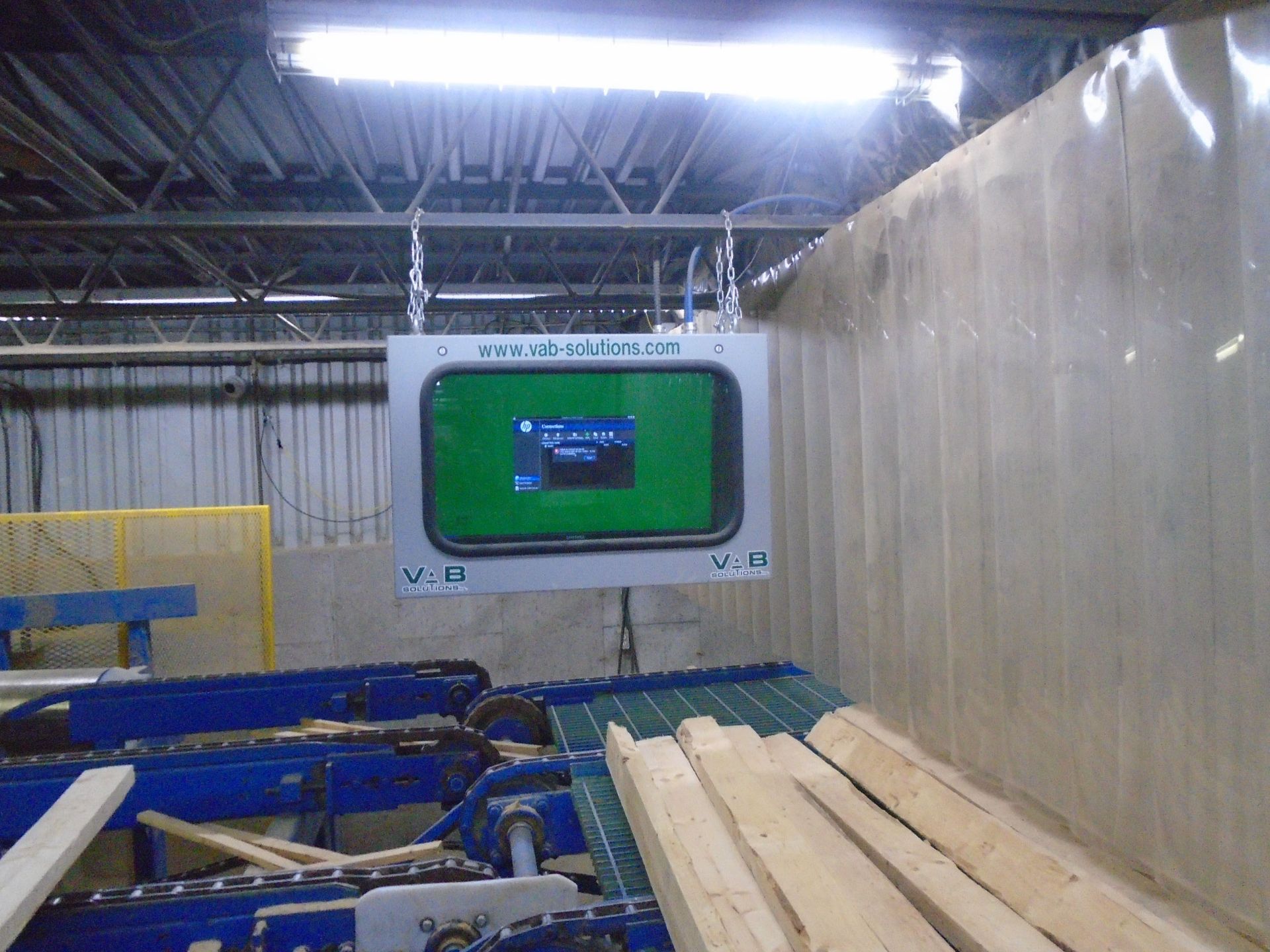 VAB SOLUTIONS (2015) LINEAR LUMBER GRADING SYSTEM WITH NORDSON 25B UV MARKING/READING UNIT, NEMA - Image 5 of 17