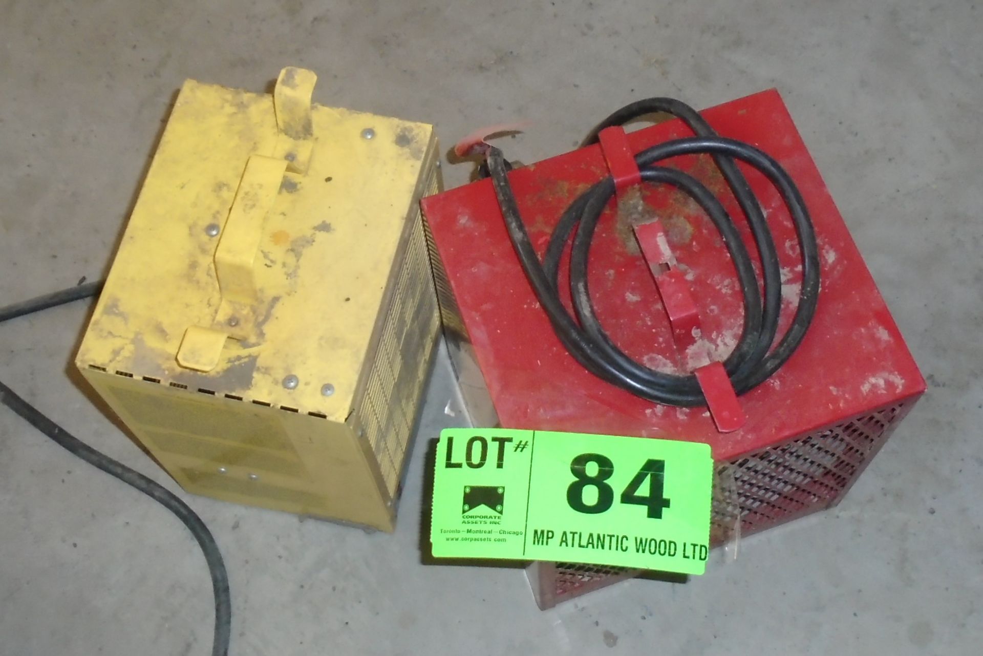 LOT/ 240V SHOP HEATERS