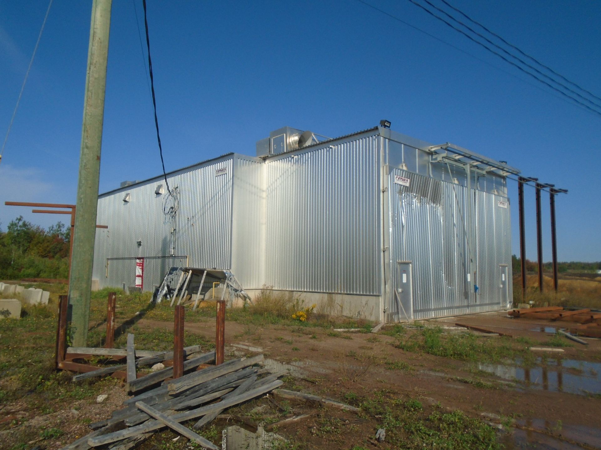 CATHILD INDUSTRIE (2016) 35' X 100' PROPANE-FIRED WOOD DRYING KILN WITH 300,000 BOARD FEET CAPACITY, - Image 4 of 11