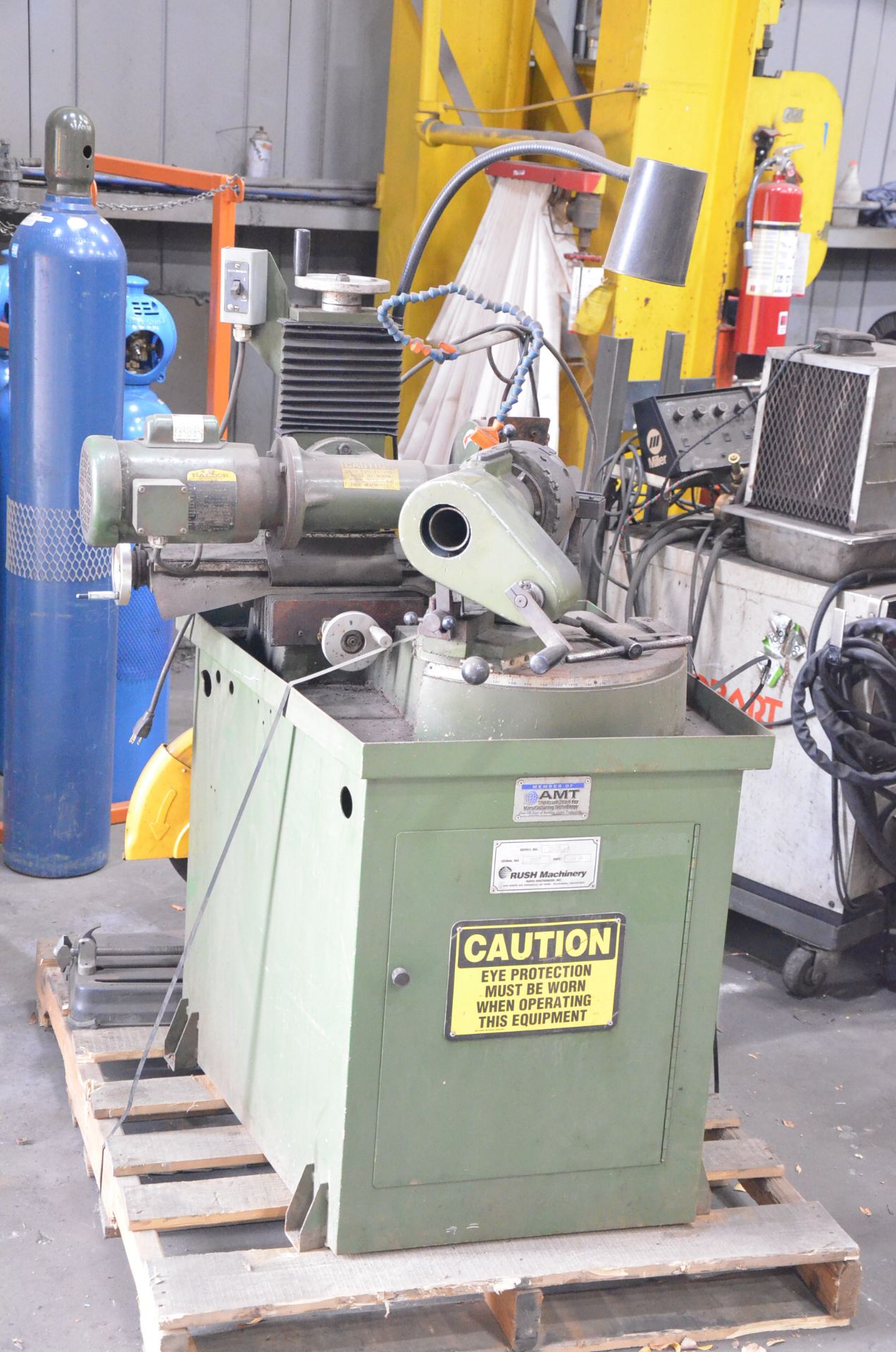 RUSH (2006) 250A HEAVY DUTY FLOOR TYPE TOOL AND CUTTER GRINDER WITH 3/32" TO 2" MAX CAPACITY, S/N - Image 2 of 4