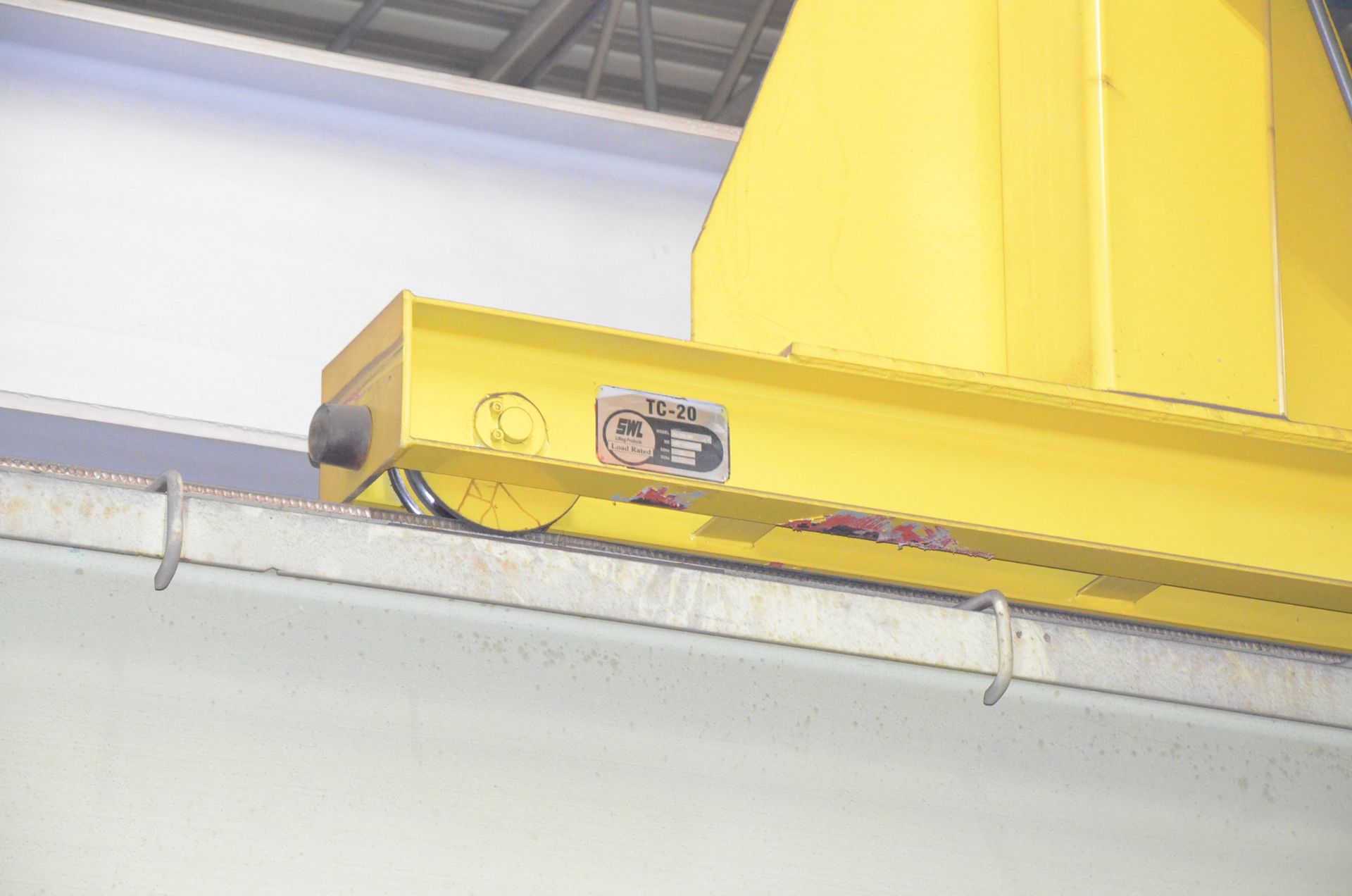 DRESSOR (2015) 3 TON CAPACITY TOP RUNNING SINGLE GIRDER OVERHEAD BRIDGE CRANE WITH DEMAG - Image 5 of 7