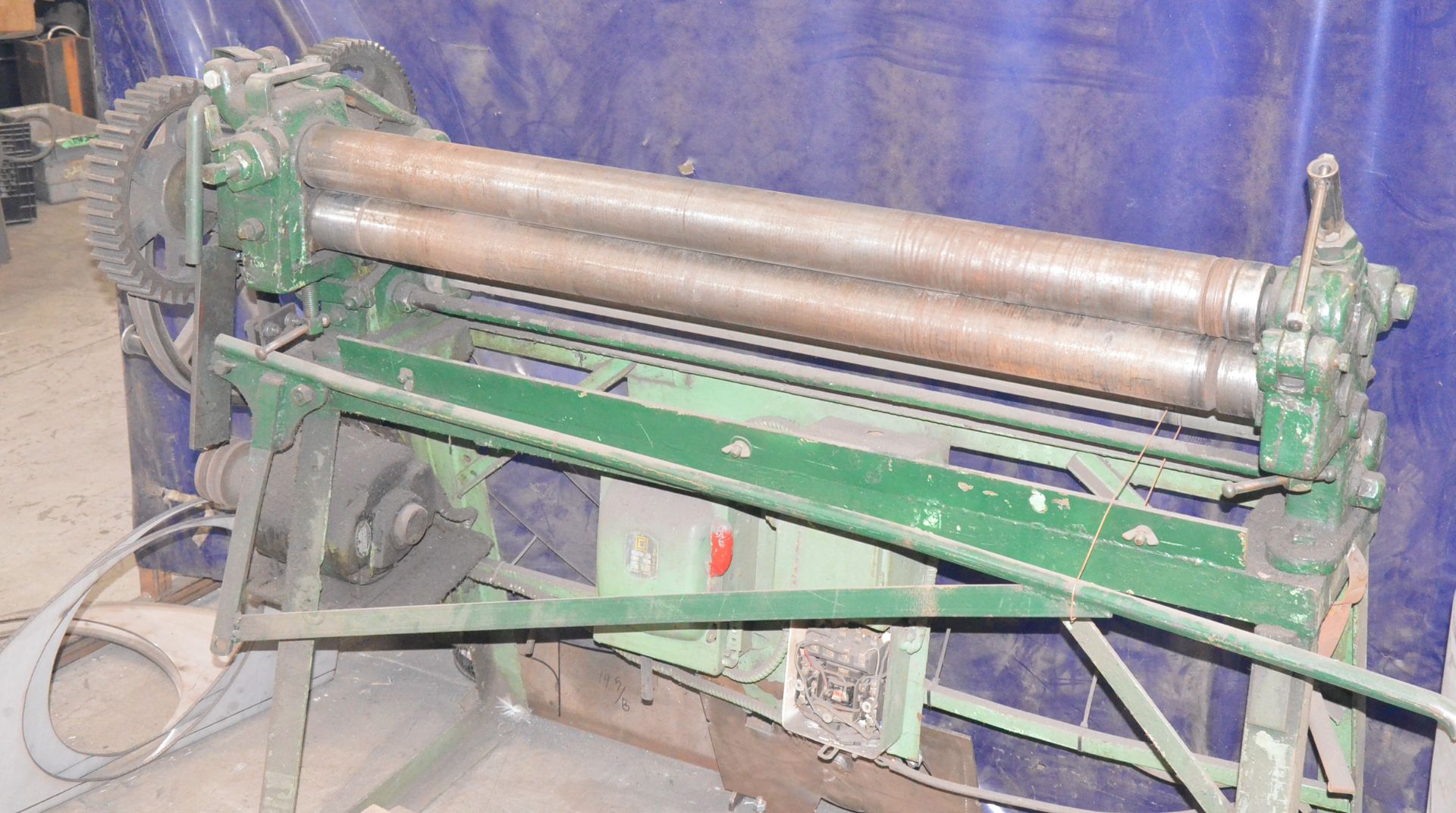 MFG UNKNOWN POWERED SLIP ROLLS, NOT IN SERVICE, S/N N/A [RIGGING FEE FOR LOT #15 - $25 CAD + - Image 2 of 3