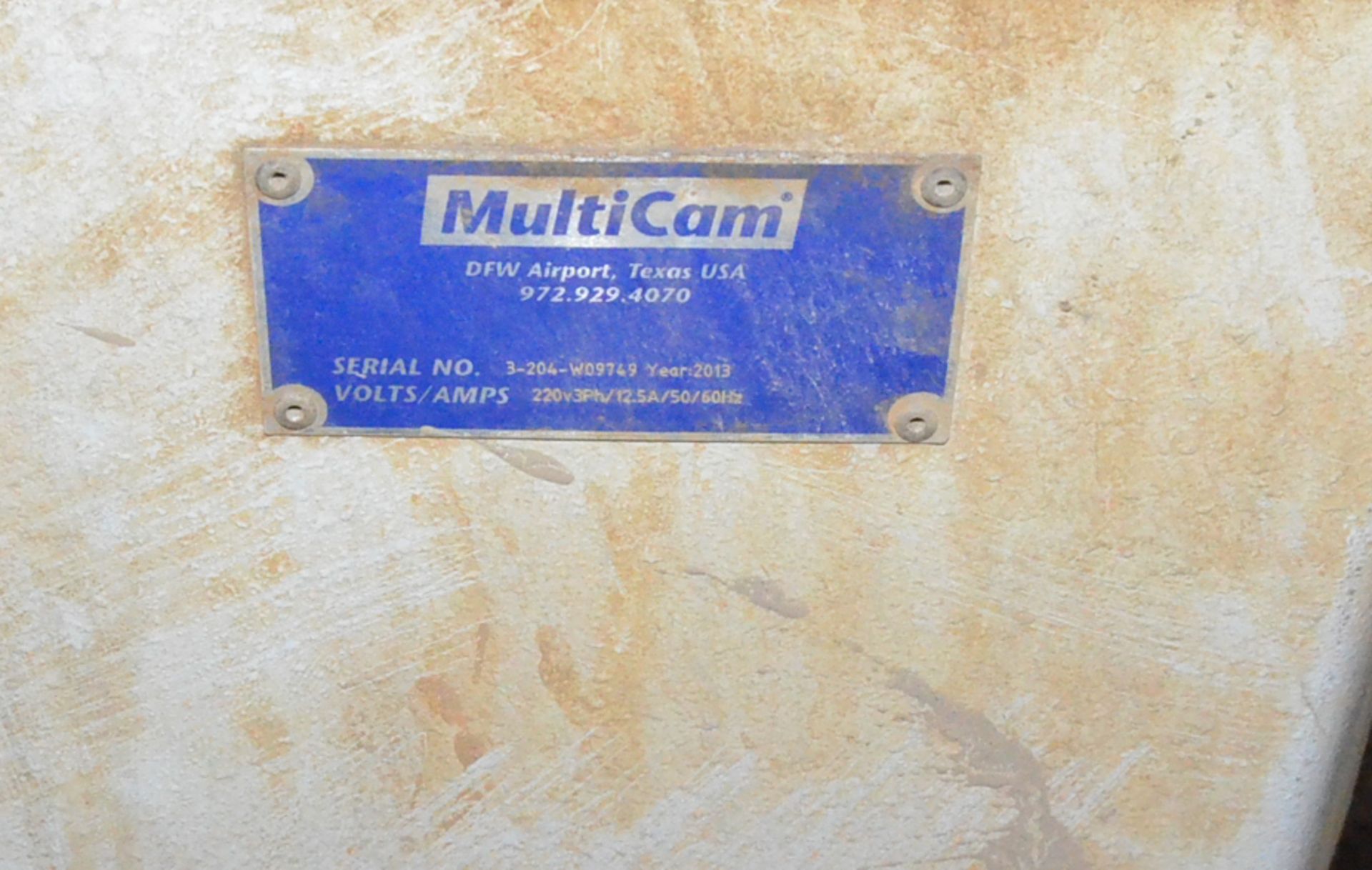 MULTI CAM (2013) 3000 SERIES CNC WATERJET CUTTING MACHINE WITH MULTI CAM CNC CONTROL, KMT STREAMLINE - Image 13 of 13