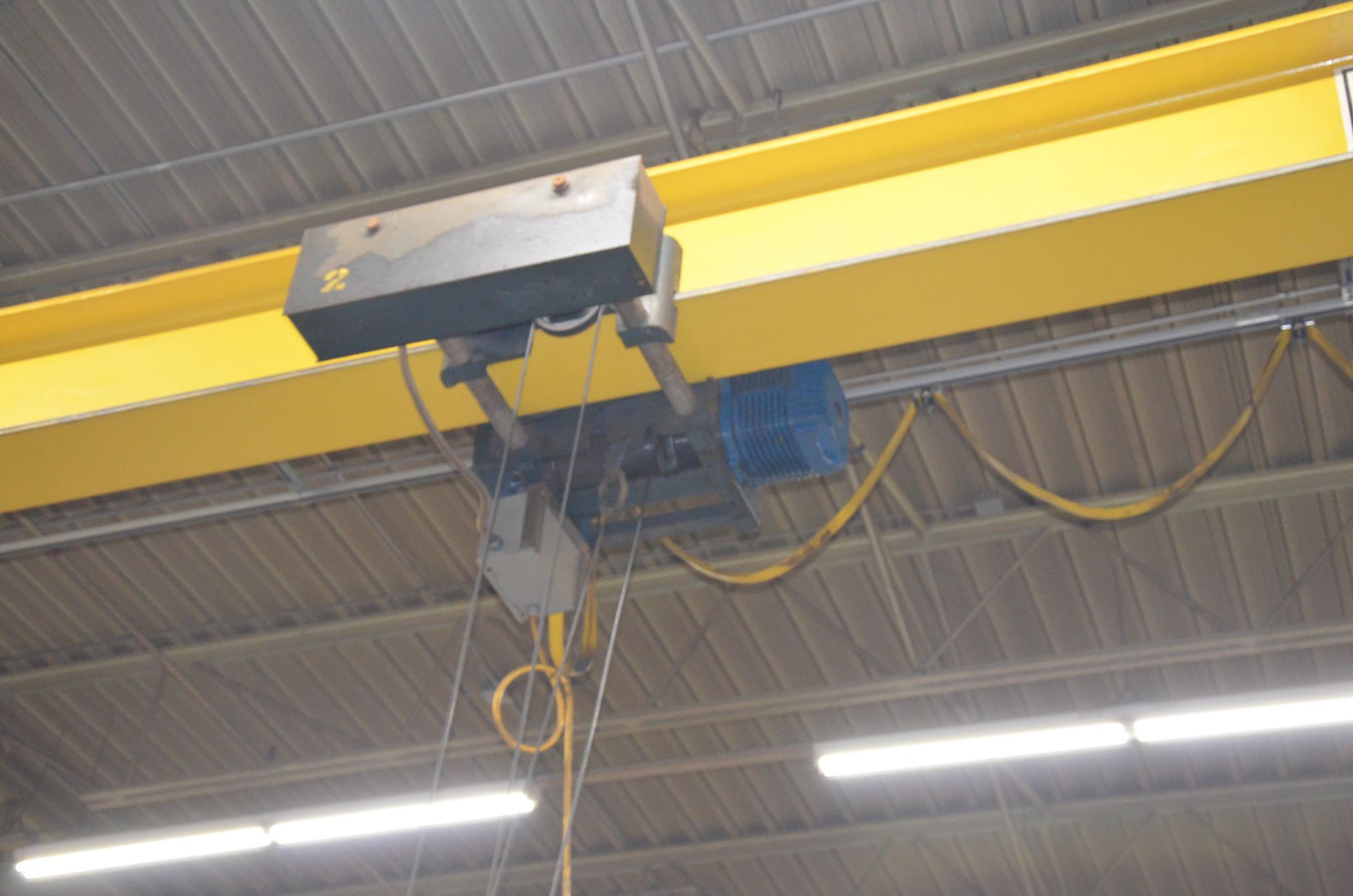 DRESSOR (2015) 3 TON CAPACITY TOP RUNNING SINGLE GIRDER OVERHEAD BRIDGE CRANE WITH DEMAG - Image 4 of 7