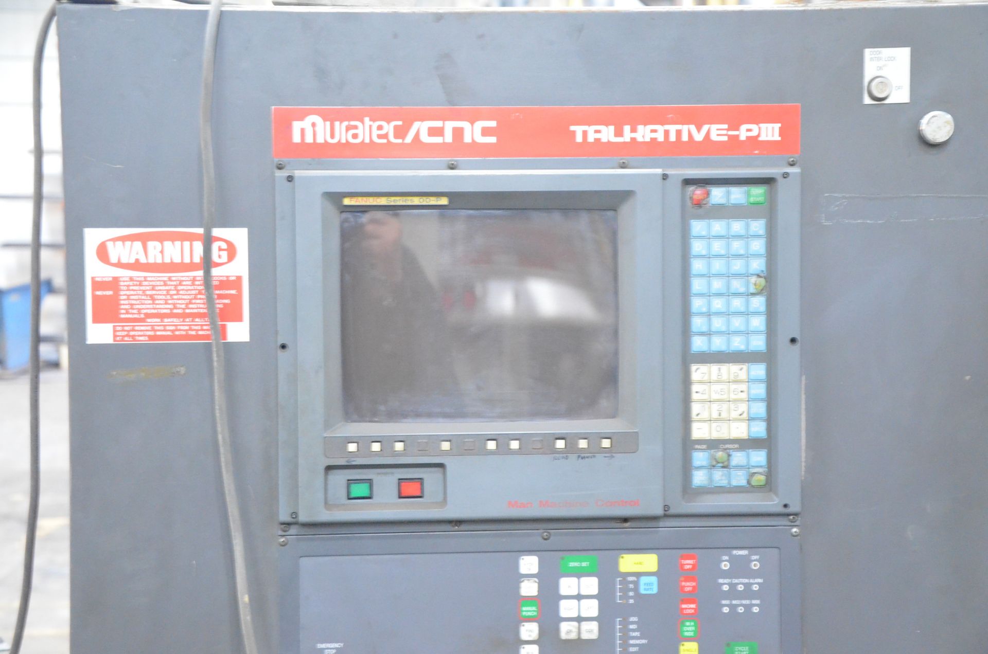 WIEDEMAN MURATECH VECTRUM 500 M-5 P4834 CNC TURRET PUNCH WITH FANUC OO-P CNC CONTROL, 52 STATION - Image 6 of 14