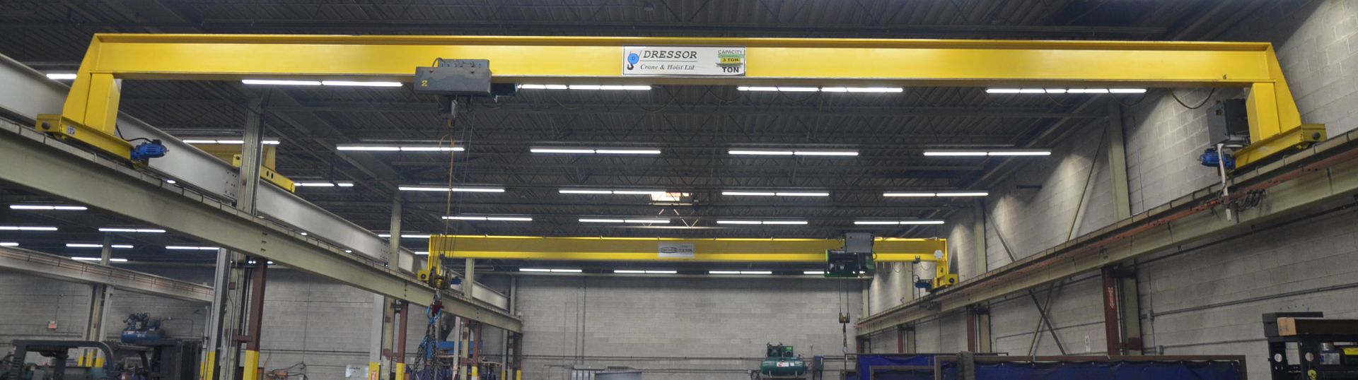 DRESSOR (2015) 3 TON CAPACITY TOP RUNNING SINGLE GIRDER OVERHEAD BRIDGE CRANE WITH DEMAG - Image 7 of 7