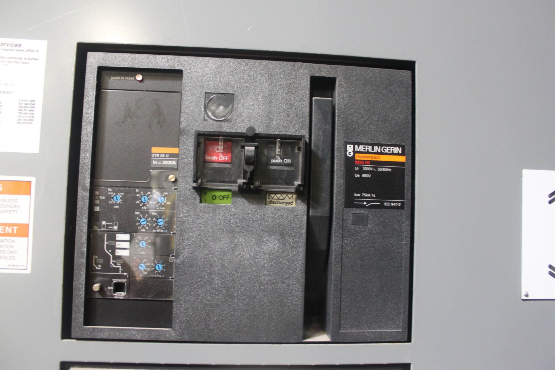 LOT/ (3) SQUARE-D SWITCHGEAR CABINETS WITH MERLIN-GERIN 2000A BREAKER, (7) FH361001253 - Image 8 of 10