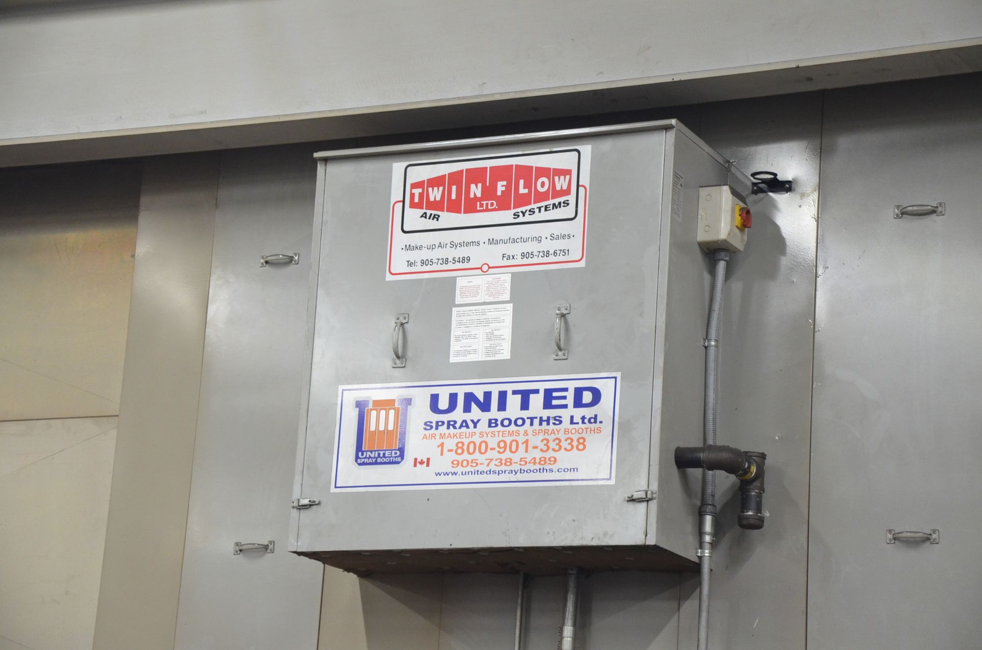 TWINFLOW AIR SYSTEMS (2014) TF5HSN NATURAL GAS FIRED DIRECT AIR MAKE UP UNIT WITH 5,000,000 BTU/HR - Image 3 of 4
