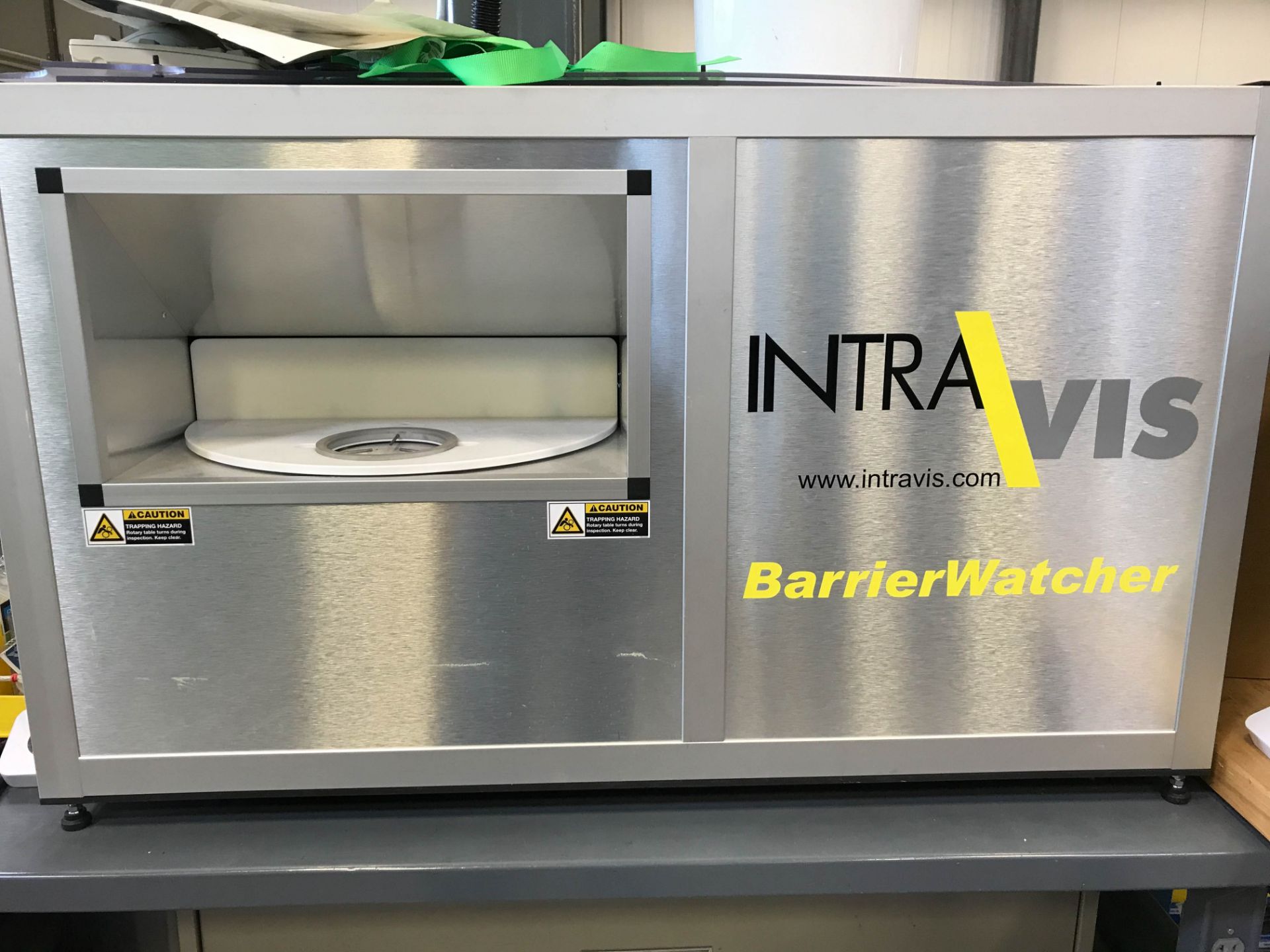 INTRAVIS BARRIER WATCHER BENCH-TOP CAMERA INSPECTION SYSTEM, S/N: N/A [RIGGING FEES FOR LOT# 20 - $