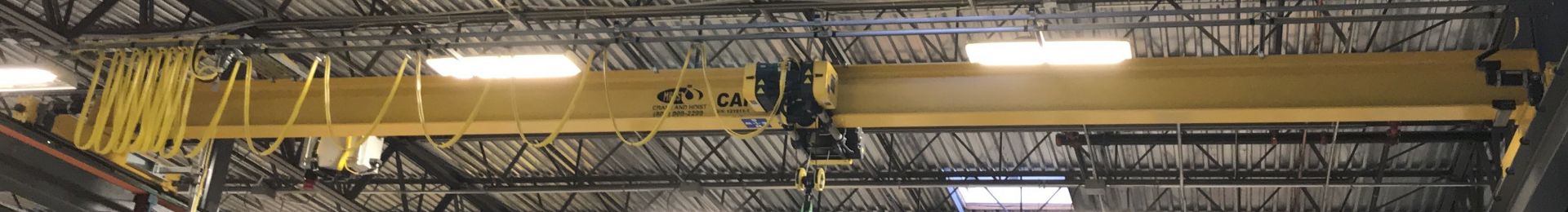 MASS CRANE & HOIST 3 TON CAPACITY SINGLE GIRDER TOP-RUNNING OVERHEAD BRIDGE CRANE WITH ELECTRIC