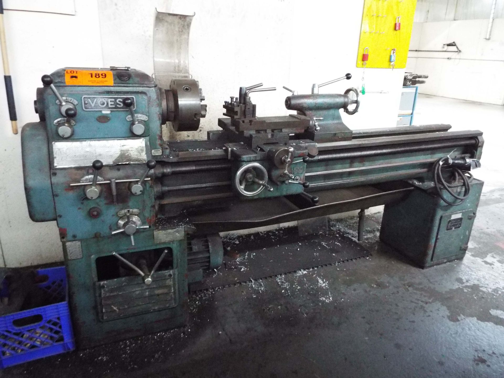 VOEST-AUSTRIA DATR 1.5 LATHE WITH STEADY REST AND 3-JAW CHUCK, S/N: N/A (CI) - Image 2 of 10