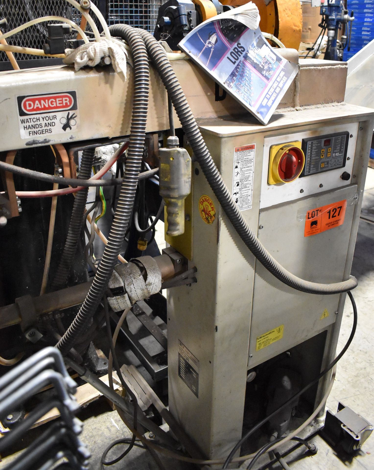 TENCA (2001) 50 KVA SPOT WELDER WITH TE90 MARK II DIGITAL CONTROL, S/N: 4626N (CI) (LOCATED IN