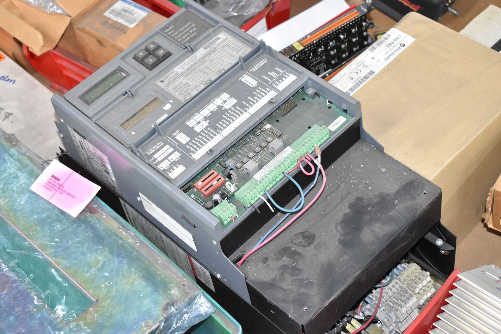 LOT/ PALLET WITH CONTENTS CONSISTING OF ELECTRICAL PANELS, PARTS, AND EXTRUDER LINE COMPONENTS [ - Image 5 of 5