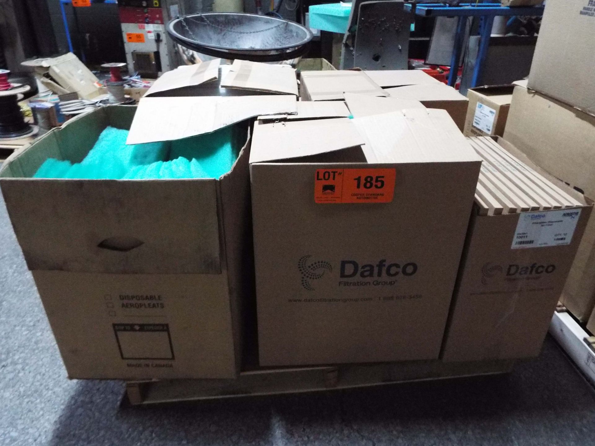 LOT/ PALLET WITH CONTENTS CONSISTING OF SPARE FILTERS