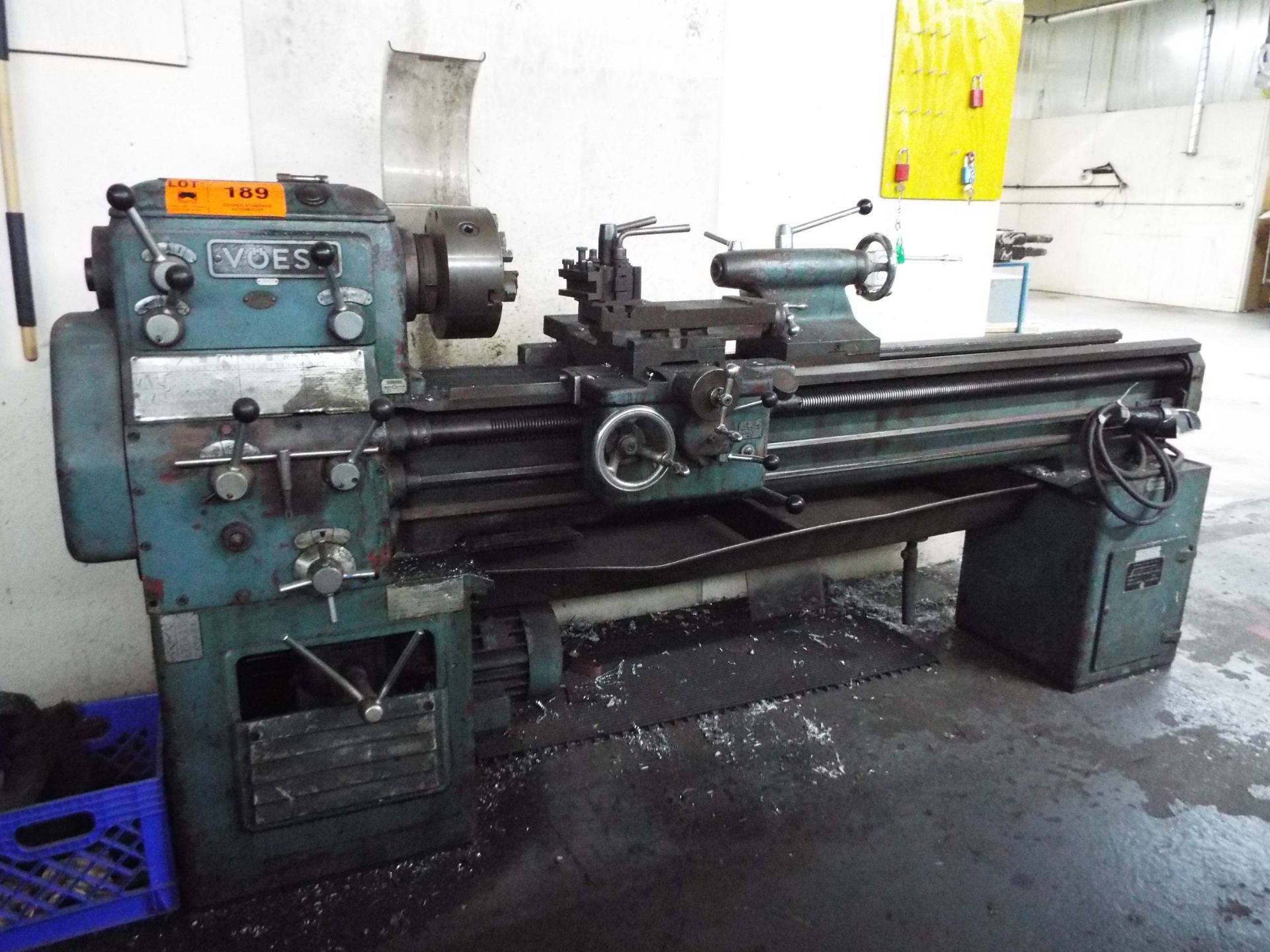 VOEST-AUSTRIA DATR 1.5 LATHE WITH STEADY REST AND 3-JAW CHUCK, S/N: N/A (CI)