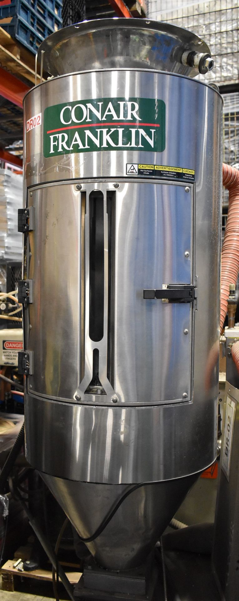 CONAIR SC-30 CAROUSEL DRYER WITH CONAIR CH16-4 STAINLESS STEEL DRYING HOPPER, S/N: 16560 (LOCATED IN - Image 2 of 2