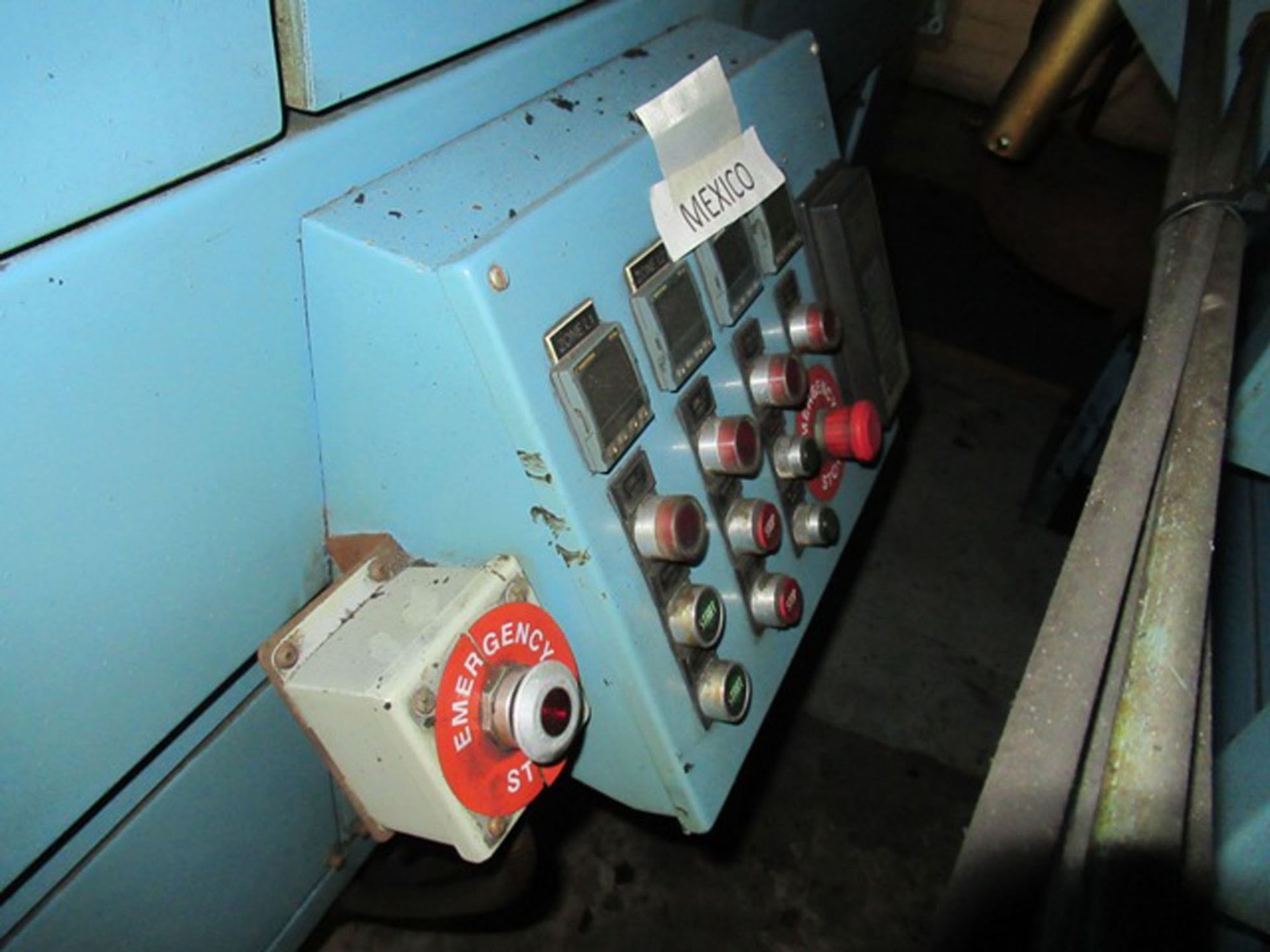 GERLACH 3M OVEN LINE CONTROL UNIT WITH 8" X 4" PART OPENING, ELECTRICAL CABINET, PUSHBUTTON CONTROLS - Image 4 of 5