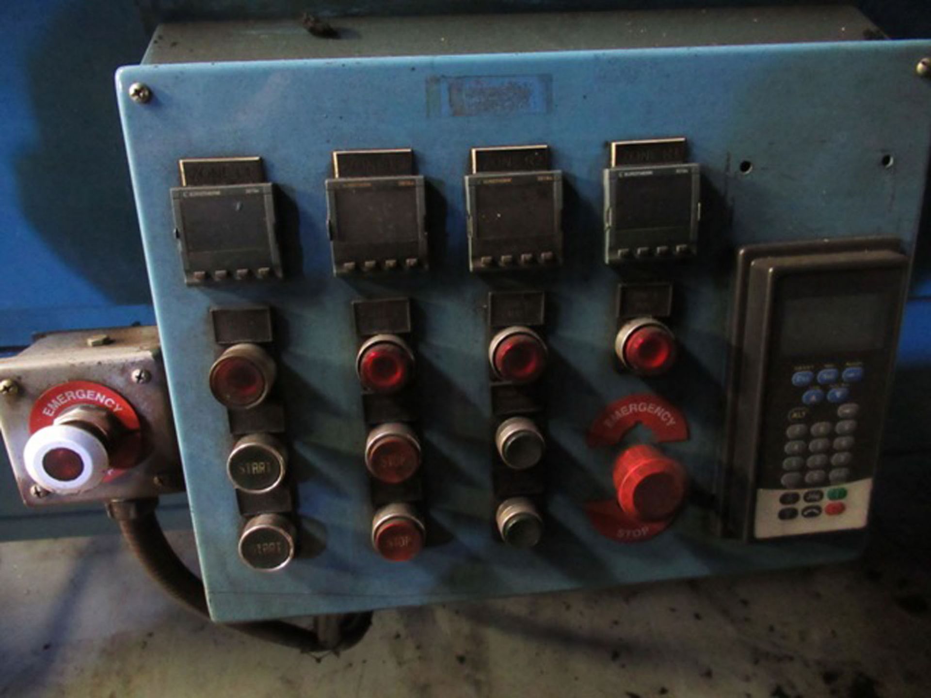 GERLACH 3M OVEN LINE CONTROL UNIT WITH 8" X 4" PART OPENING, ELECTRICAL CABINET, PUSHBUTTON CONTROLS - Image 4 of 6