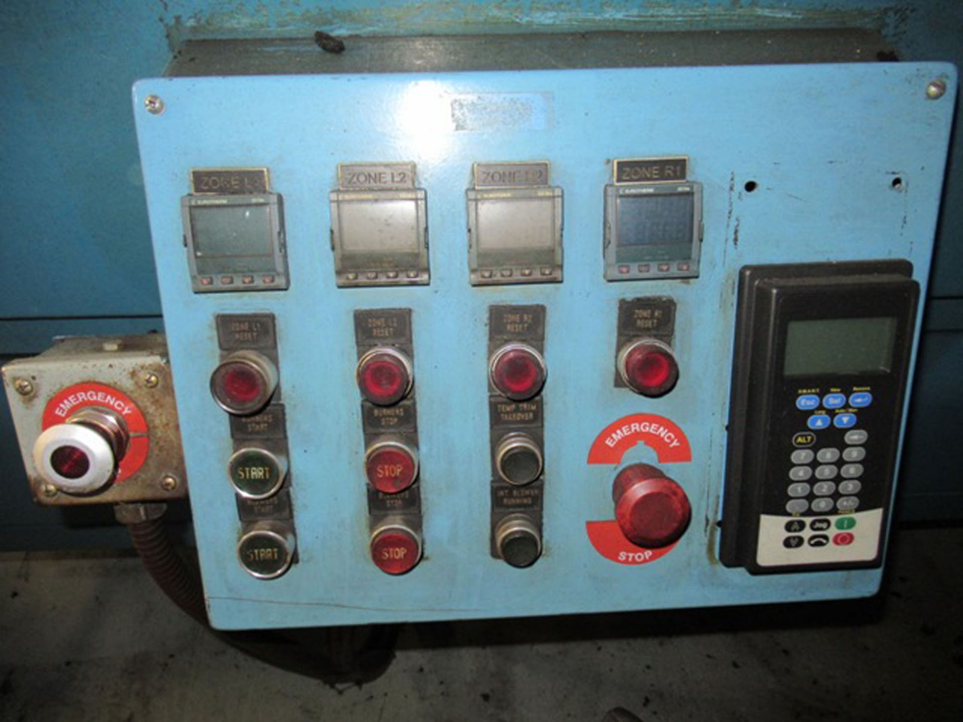 GERLACH 3M OVEN LINE CONTROL UNIT WITH 8" X 4" PART OPENING, ELECTRICAL CABINET, PUSHBUTTON CONTROLS - Image 3 of 6