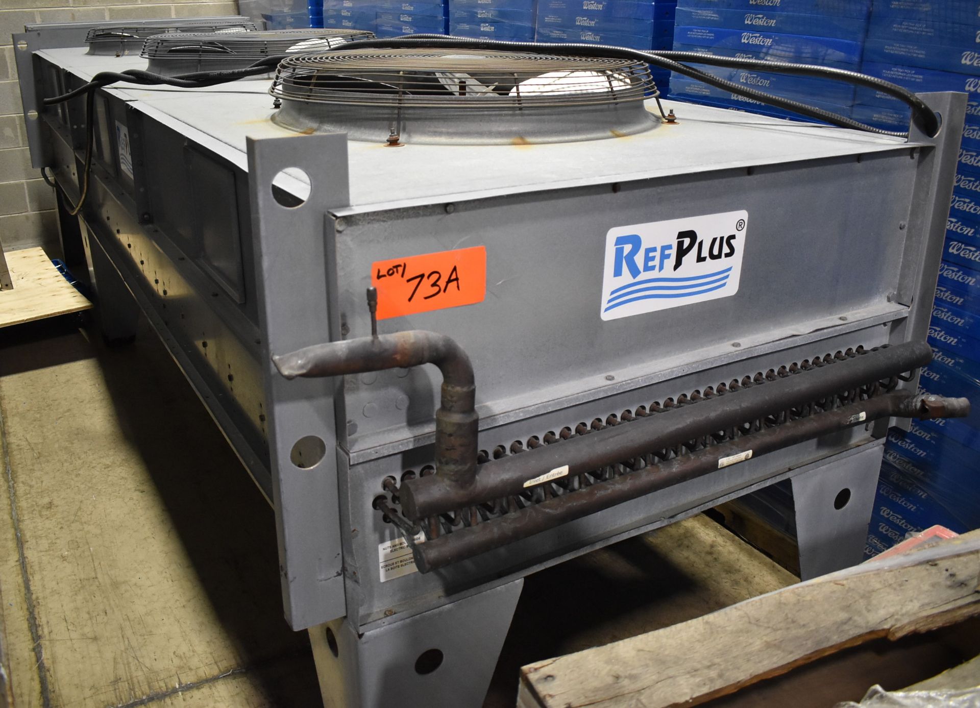 REF-PLUS CLR040-8 CONDENSER UNIT WITH 1 HP, 400 PSIG, S/N: D2010060655 (CI) (LOCATED IN BRAMPTON,