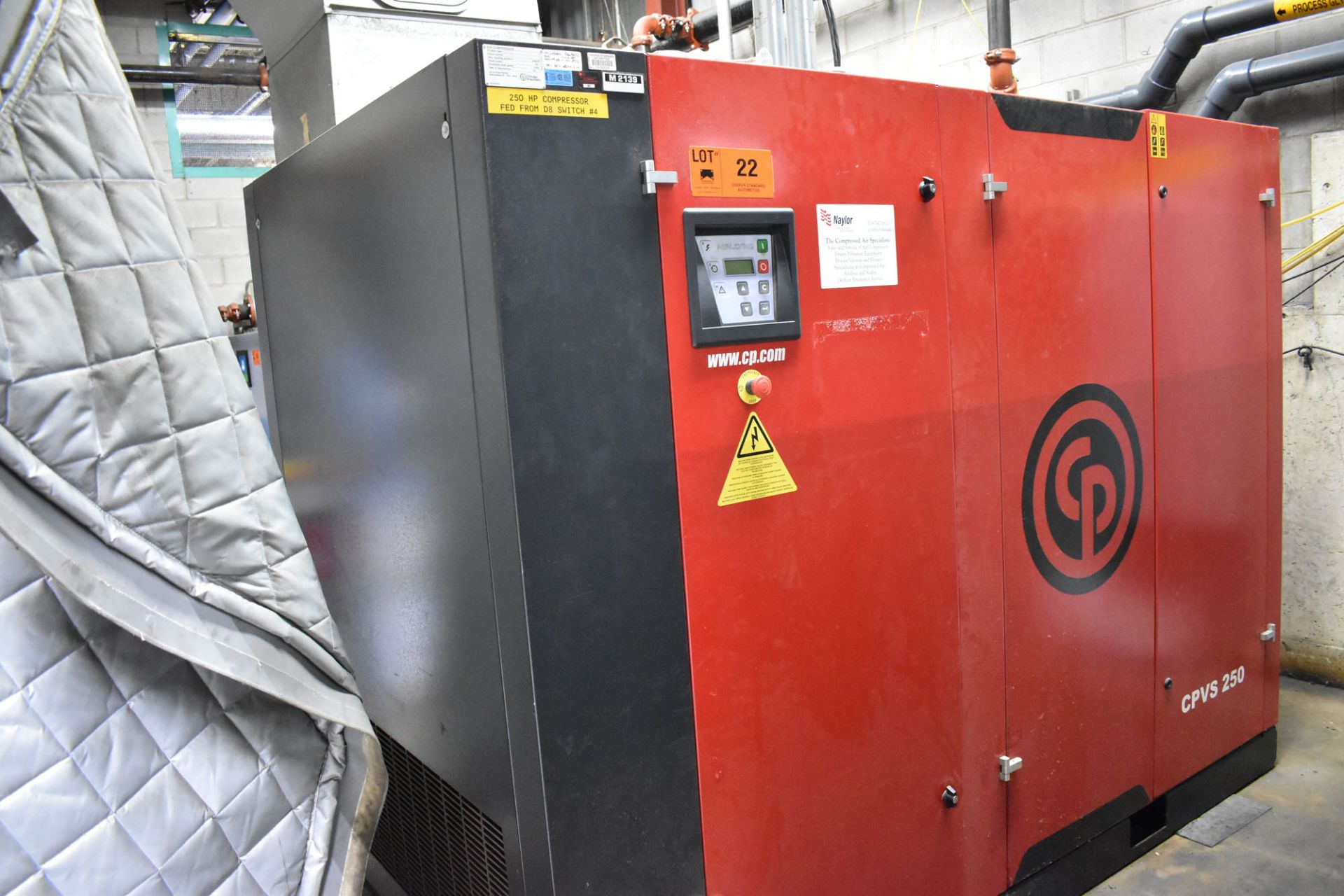 CHICAGO PNEUMATIC (2014) CPVS250 250 HP ROTARY SCREW AIR COMPRESSOR WITH APPROX. 36,545HOURS ( - Image 2 of 5