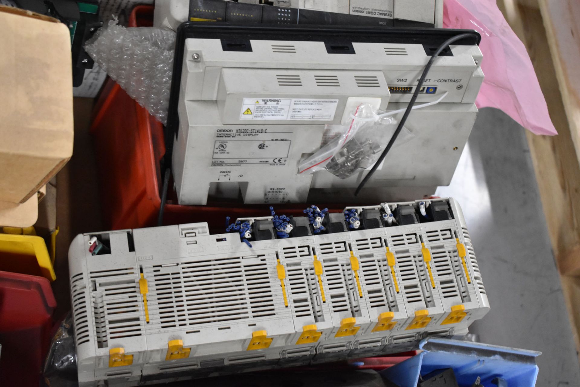 LOT/ PALLET WITH CONTENTS CONSISTING OF ELECTRICAL PANELS, PARTS, AND EXTRUDER LINE COMPONENTS [ - Image 3 of 3