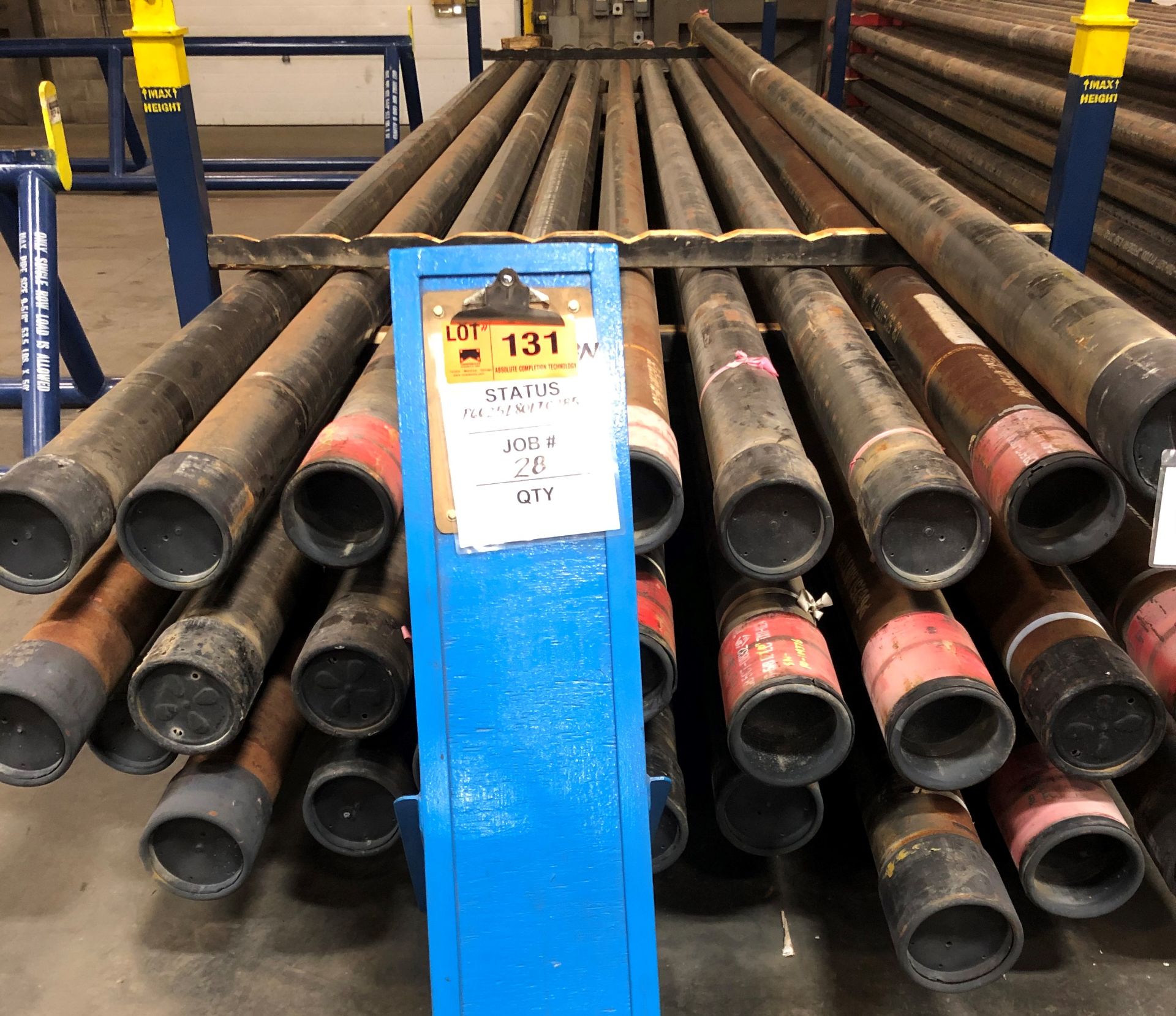 LOT/ (28 PCS) USABLE PIPE 6-5/8" OD, 24 LB/FT, 38.5' LENGTH, L80, LTC CONNECTION, PxB