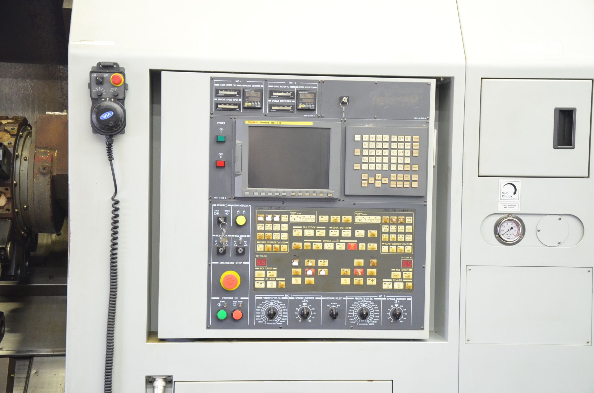 HYUNDAI KIA (2009) SKT250TTSY CNC MULTI-AXIS, OPPOSED SPINDLE TWIN TURRET TURNING CENTER - Image 2 of 7