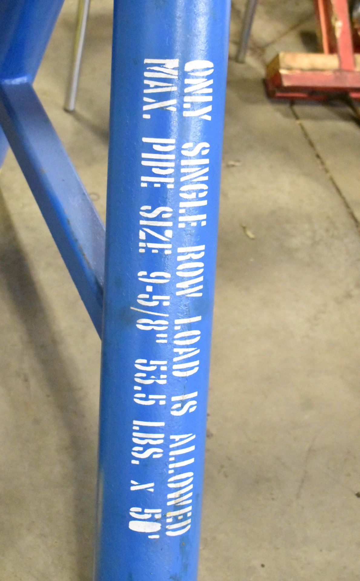 LOT/ (2) 10' PIPE STANDS [RIGGING FEES FOR LOT #119 - $50 USD PLUS APPLICABLE TAXES] - Image 2 of 2