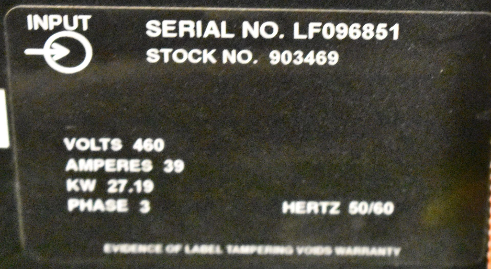 MILLER (2005) INTELLIFIRE 250 INDUCTION HEATING WELDING POWER SOURCE WITH MILLER IH/TS DIGITAL - Image 3 of 3