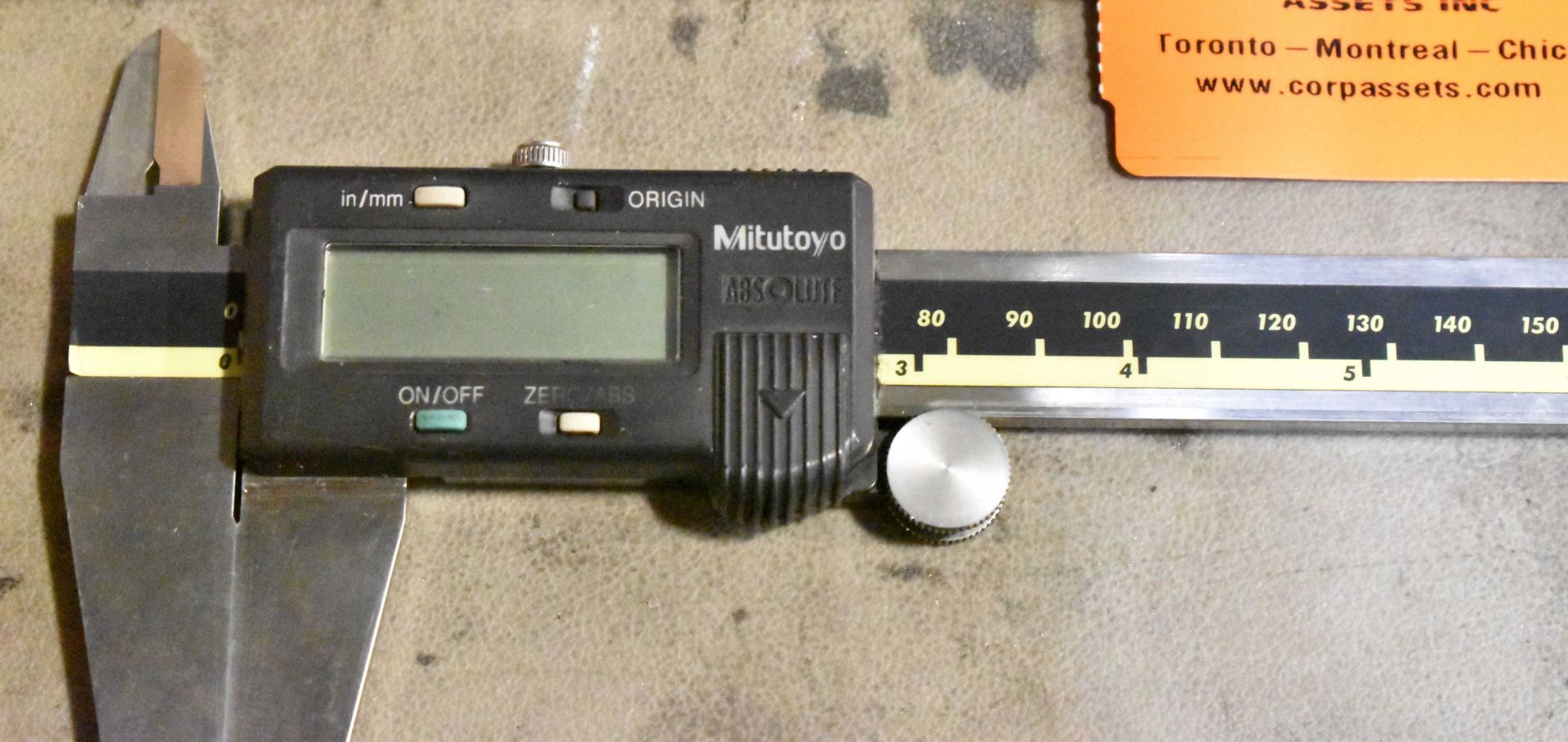 LOT/ MITUTOYO 12" DIGITAL CALIPERS [RIGGING FEES FOR LOT #160 - $10 USD PLUS APPLICABLE TAXES] - Bild 2 aus 2